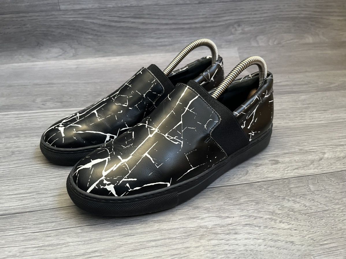 Balenciaga Balenciaga arena marble print slip on sneakers sz 37 Size US 7 / IT 37 - 4 Thumbnail