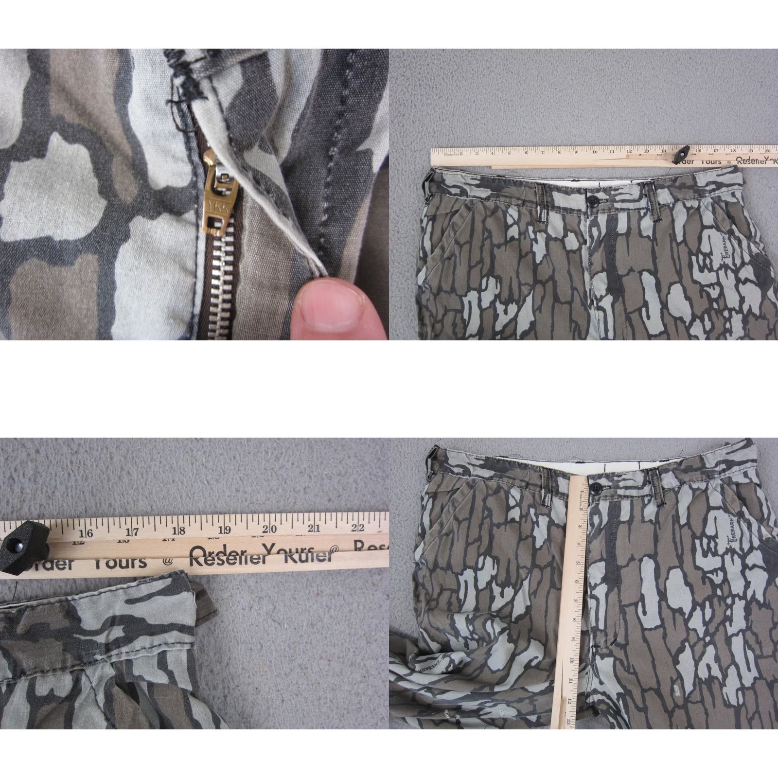 Vintage VINTAGE Rebark Pants Mens 36 Gray Brown Camouflage Camo American Hunt 70s Size US 36 / EU 52 - 8 Thumbnail