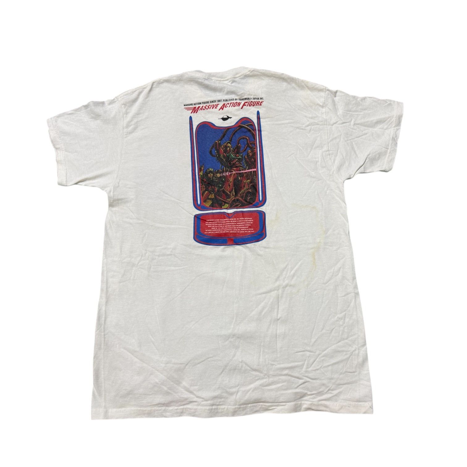 Vintage Vintage 90s Massive Action Figure Promo T-Shirt Size US XL / EU 56 / 4 - 1 Thumbnail