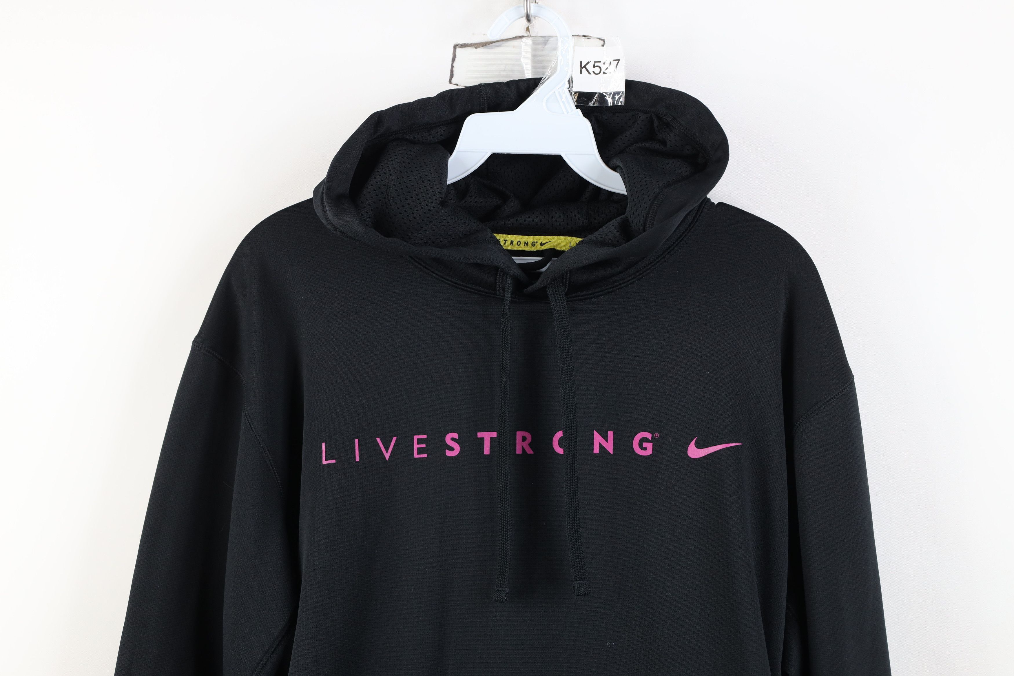 Nike Vintage Nike Livestrong Lance Armstrong Hoodie Black Size US M / EU 48-50 / 2 - 2 Thumbnail