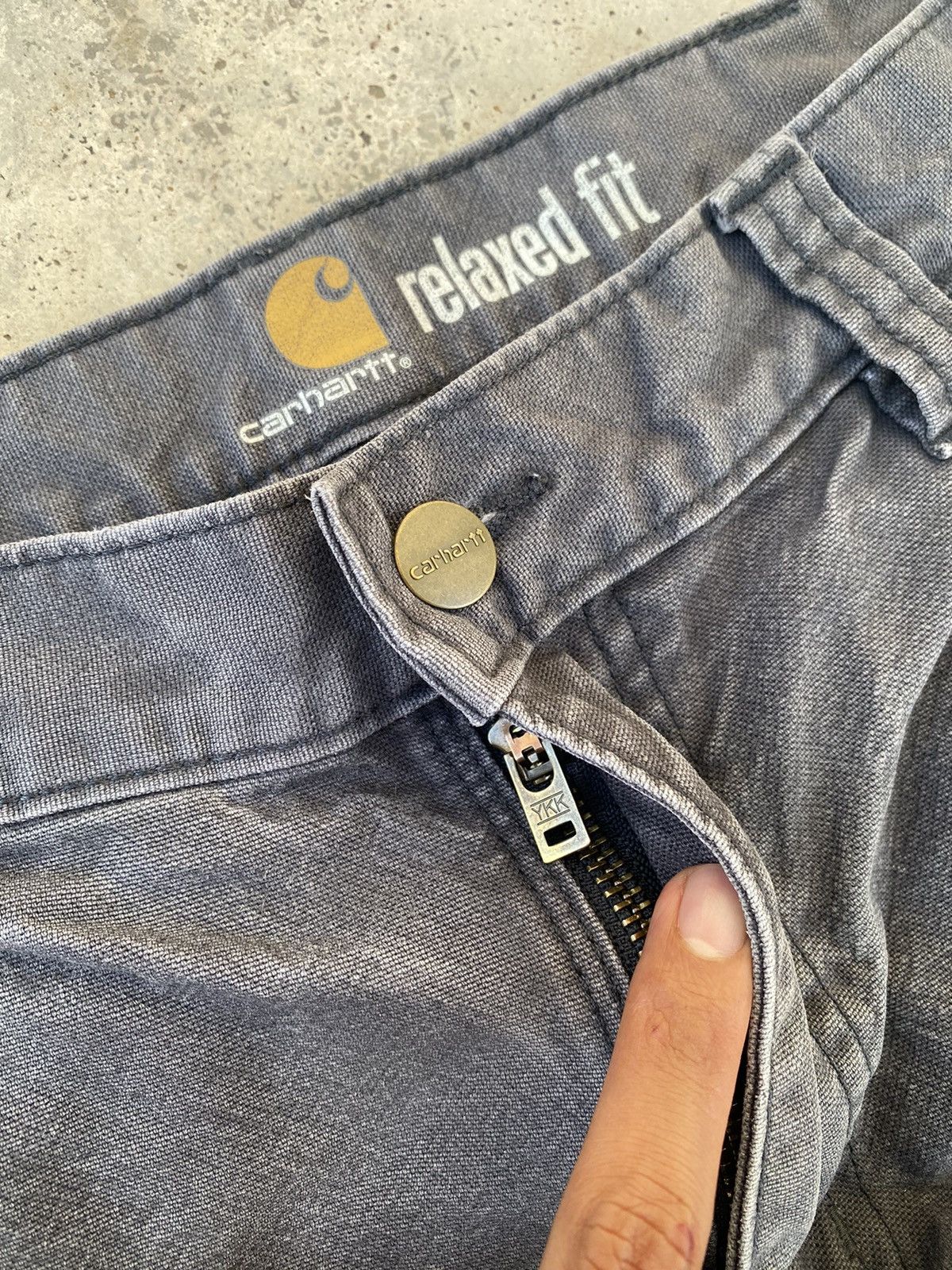 Carhartt 2000s Distressed Sun Faded Carhartt Double Knee Size US 32 / EU 48 - 6 Thumbnail