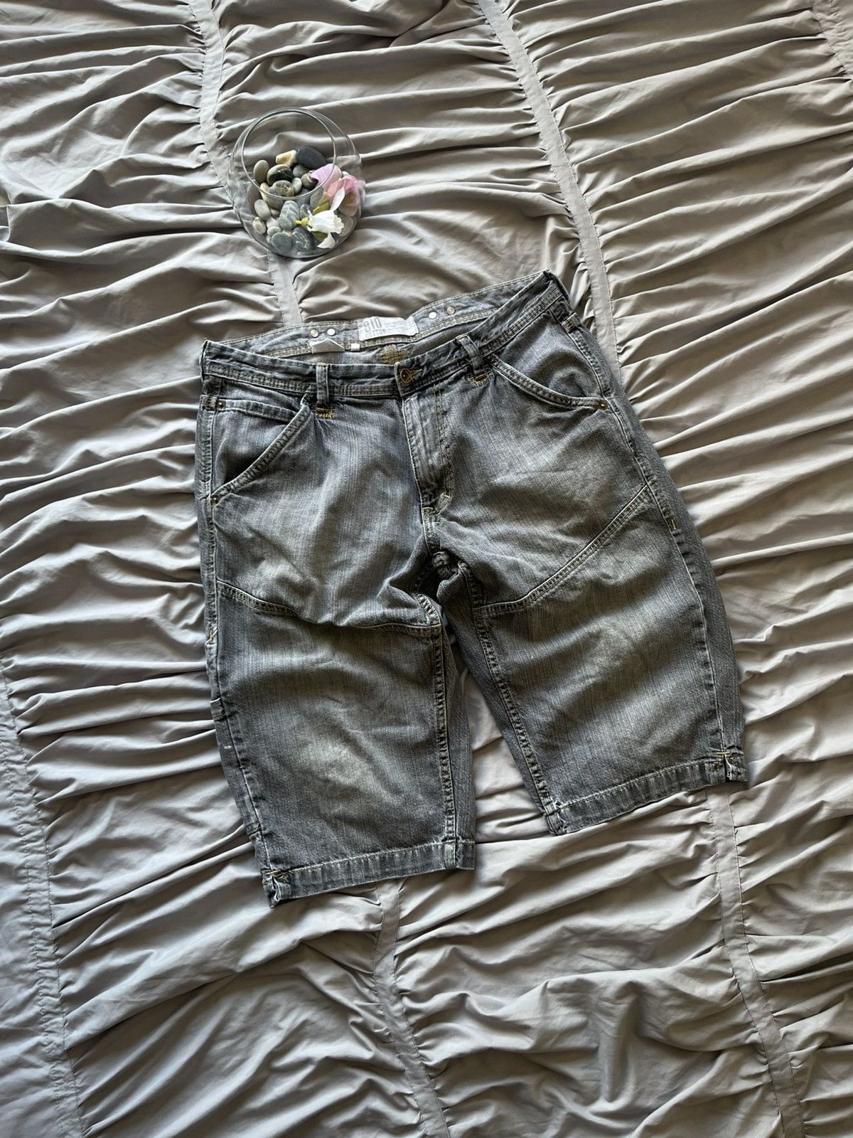 Vintage Carpenter Workers Denim Jeans Shorts Japanese Brand