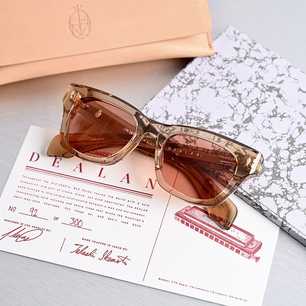 Jacques Marie Mage JACQUES MARIE MAGE JMM DEALAN TAN SUNGLASSES Size ONE SIZE - 1 Thumbnail