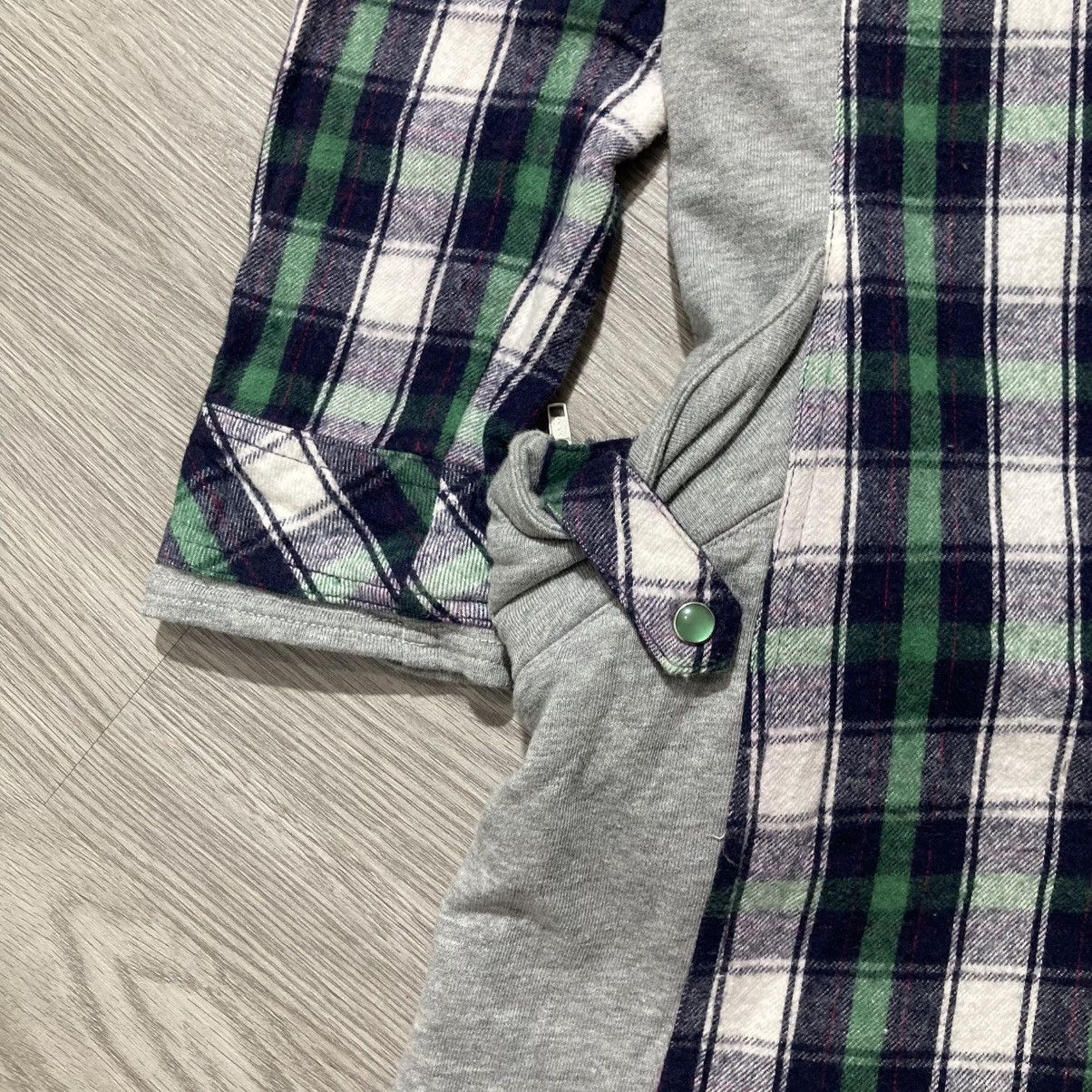 Angel Blue 2000s Angel Blue Flanel Hoodie Plaid ButtonUp Lgb Punk Style Size US XS / EU 42 / 0 - 15 Thumbnail