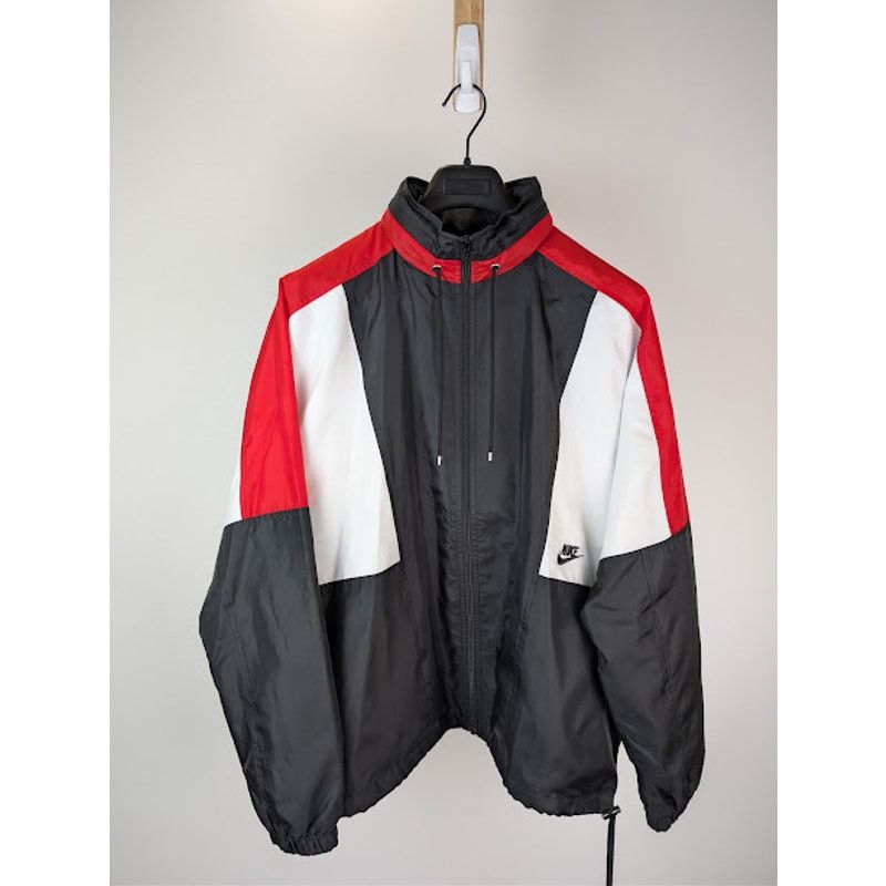 Nike o1rshd1 Sportswear Re-Issue Woven Jacket Black / Red / White Size US L / EU 52-54 / 3 - 9 Thumbnail