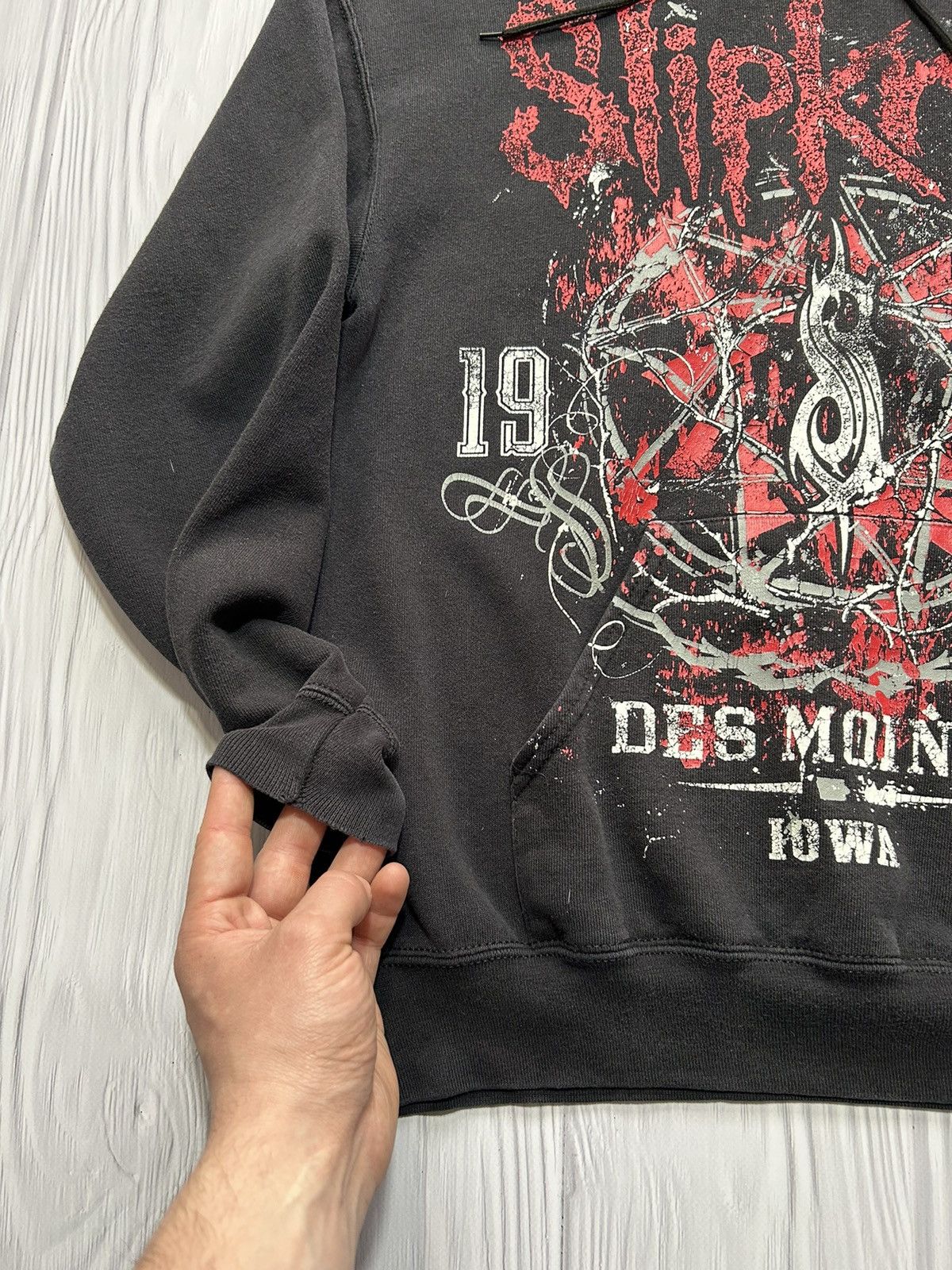 Band Tees Vintage Y2K Allprinted Thrash Metal Band Slipknot Hoodie Size US M / EU 48-50 / 2 - 5 Thumbnail