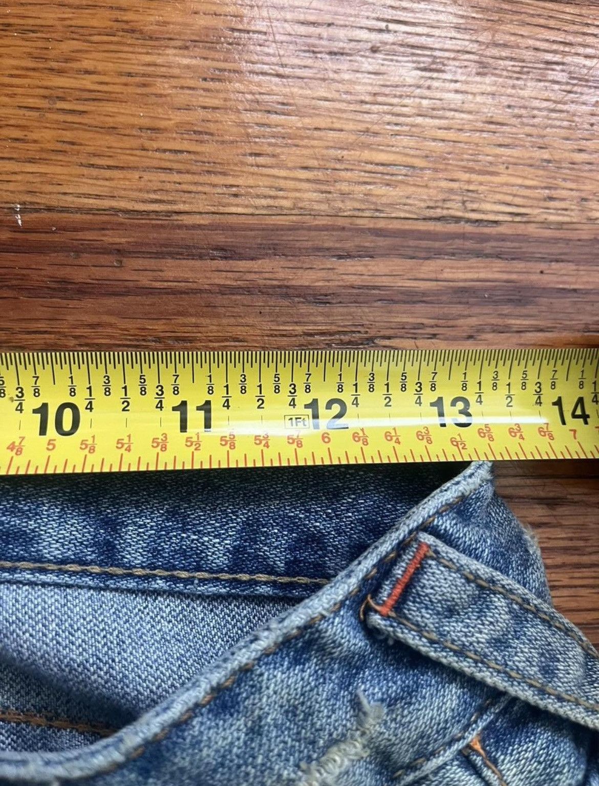 True Religion 2004 True Religion Denim Jeans Low-Rise Fit Size 27" / US 4 / IT 40 - 5 Thumbnail
