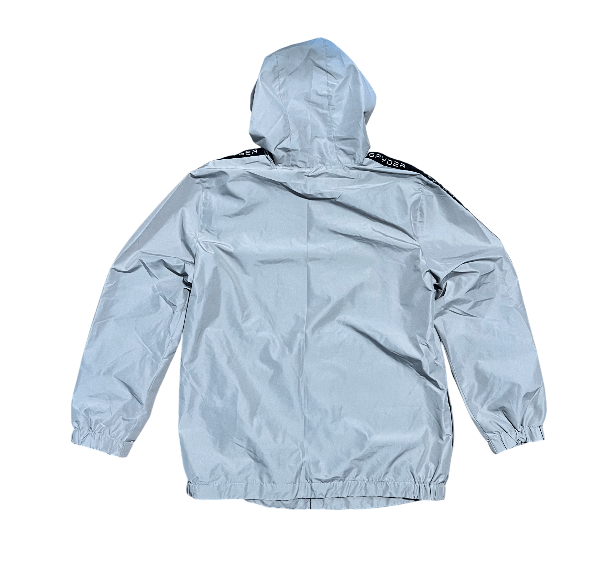 Spyder Spyder Hooded Gray Windbreaker Full Zip Jacket Size US XL / EU 56 / 4 - 5 Thumbnail