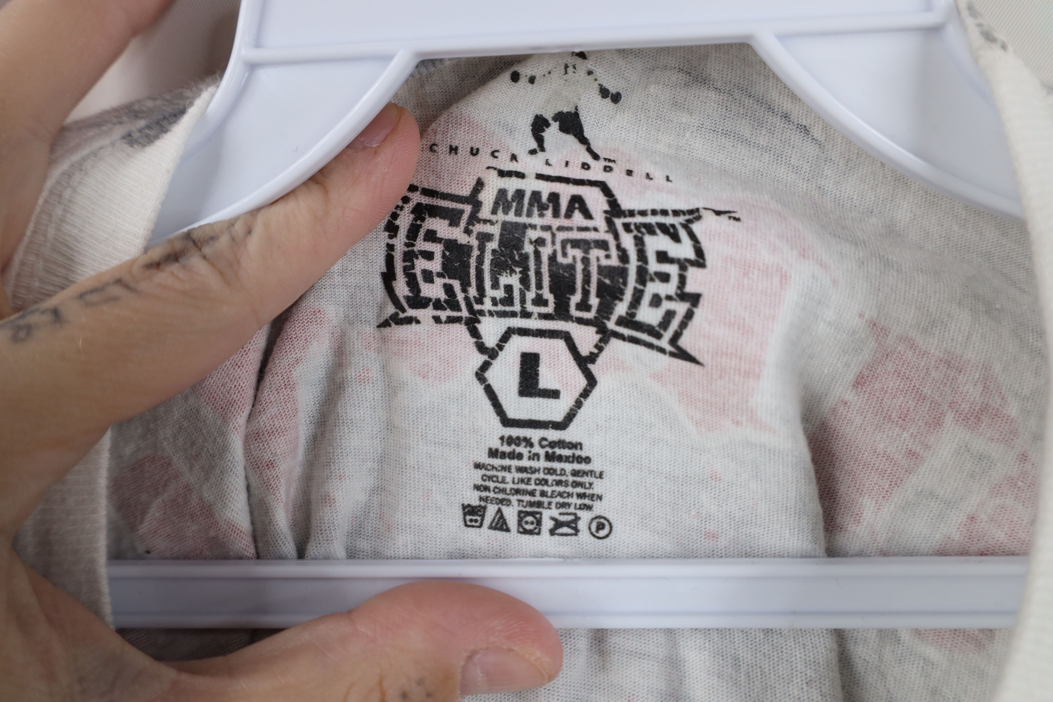 Vintage Vintage Y2K MMA UFC Rampage Jackson Fighting T-Shirt White Size US L / EU 52-54 / 3 - 10 Thumbnail