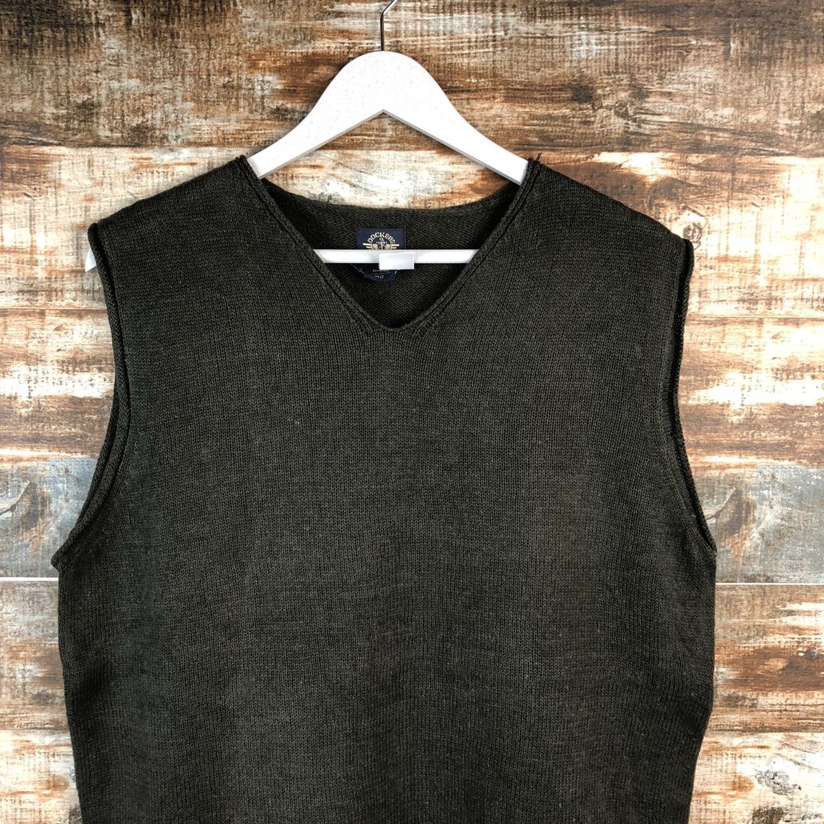 Dockers Dockers Green Vest Knitwear #A2493 Size US M / EU 48-50 / 2 - 5 Thumbnail