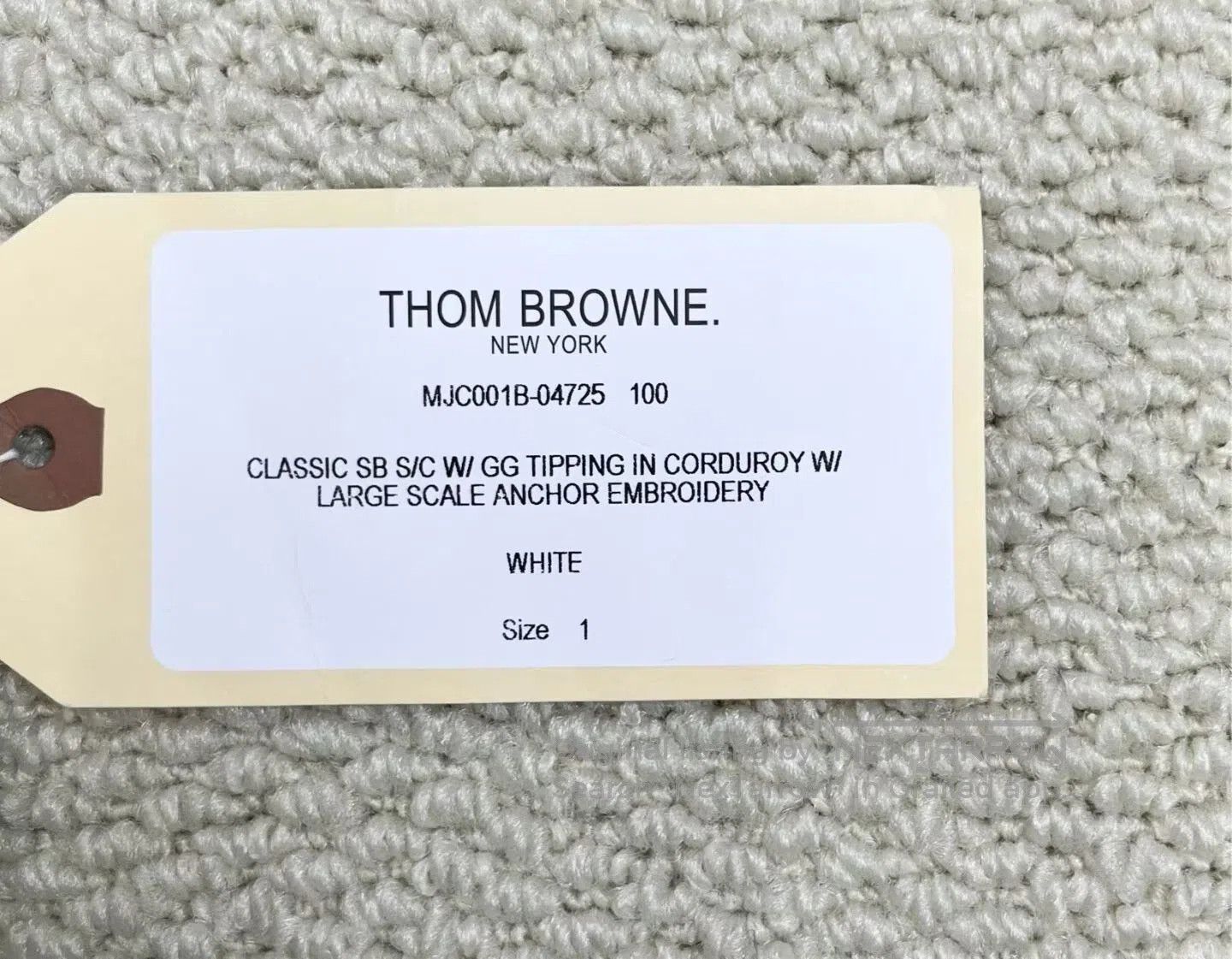 Thom Browne Thom Browne Corduroy Stripe Anchor Logo Blazer. Size US M / EU 48-50 / 2 - 8 Thumbnail