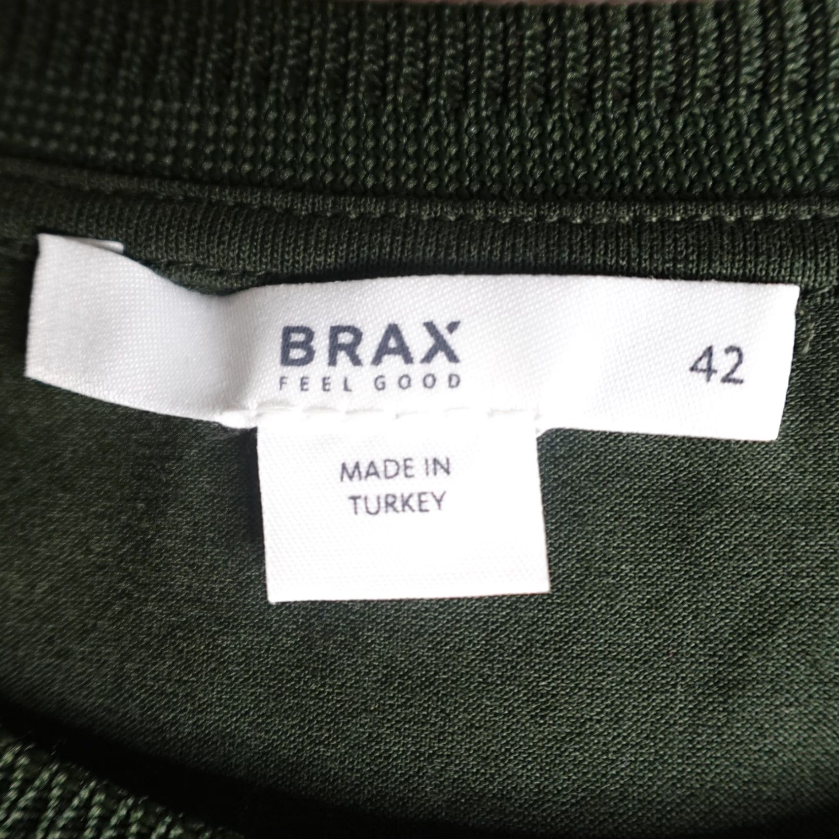 BRAX BRAX Blouse Shirt Green Floral Short Sleeve Pullover Regular Size 10 Women Adult Spring Summer Fall 42 .” Size L / US 10 / IT 46 - 2 Thumbnail