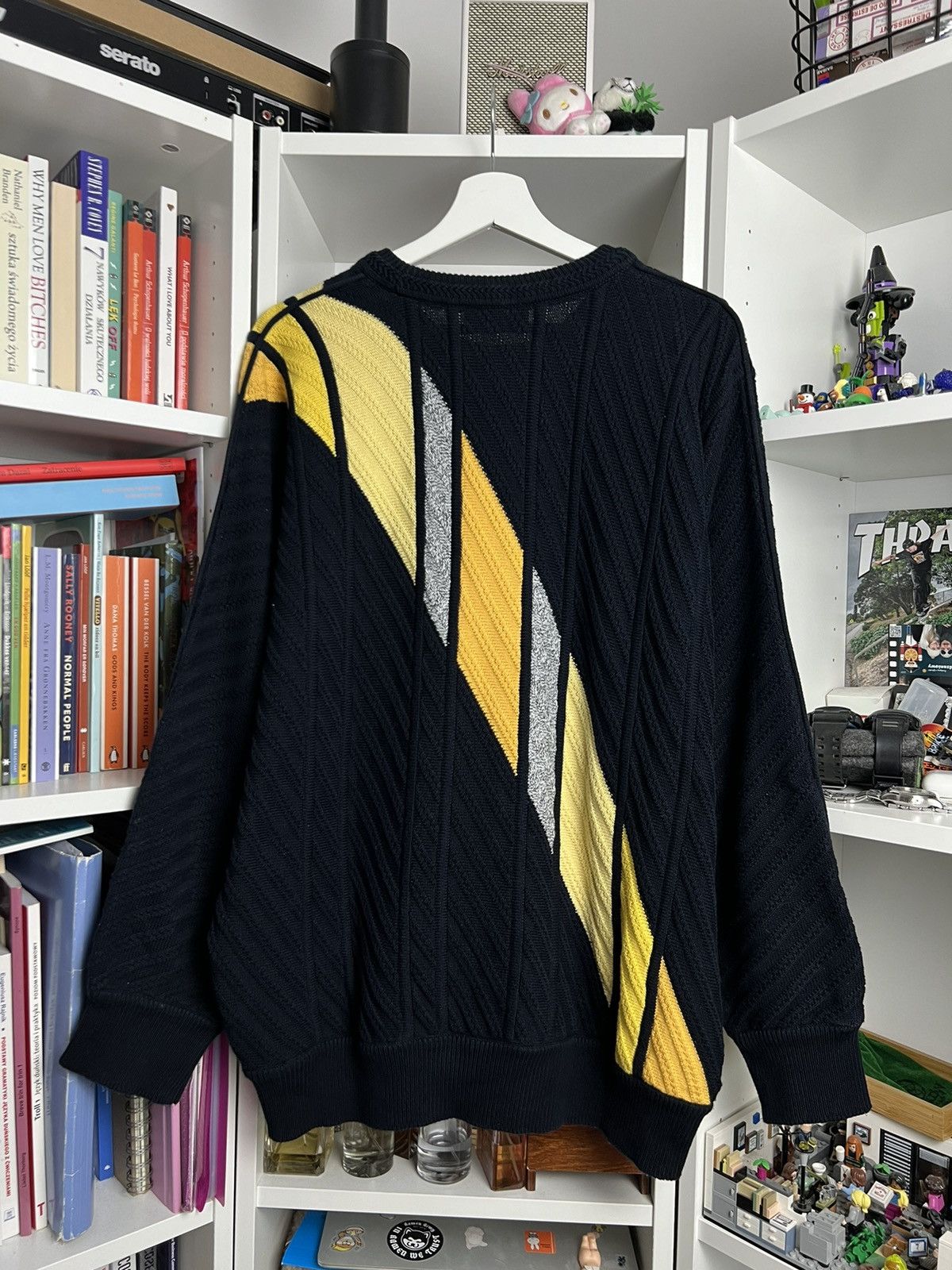 Carlo Colucci × Vintage Vintage 90s Carlo Colucci knitted sweater XL designer y2k Size US XL / EU 56 / 4 - 2 Thumbnail