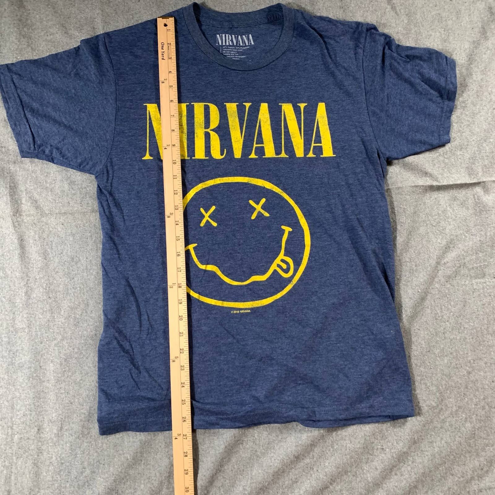 Nirvana NIRVANA Shirt Women Medium Blue Casual Size M / US 6-8 / IT 42-44 - 5 Thumbnail