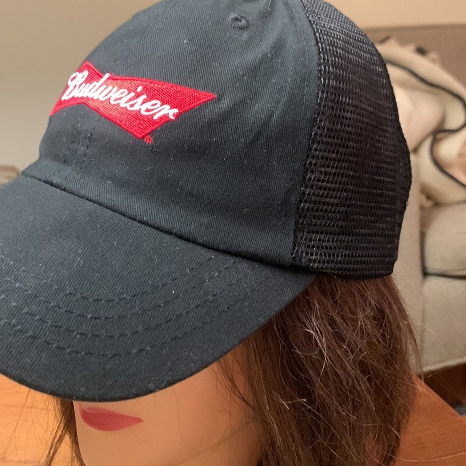 Vintage Budweiser Trucker Hat Baseball Hat Csp Size ONE SIZE - 3 Thumbnail