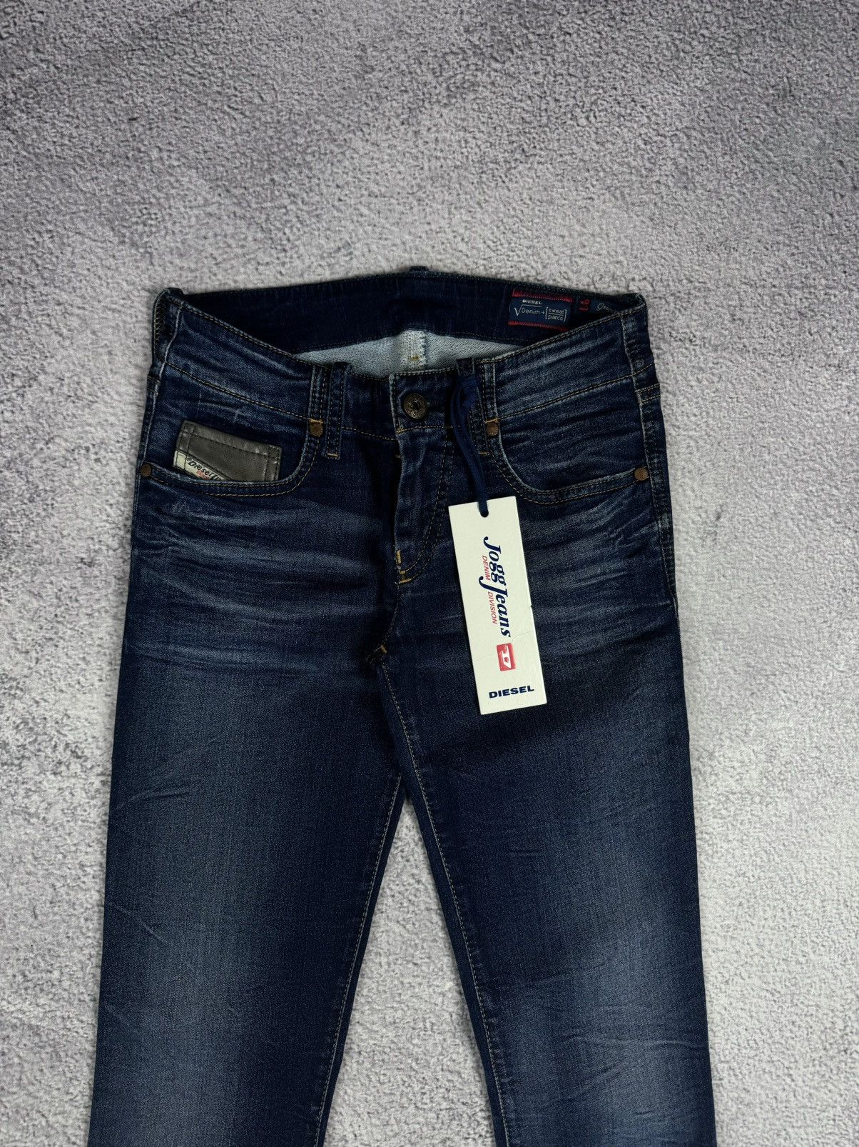 Diesel DIESEL Grupee 00S1EF Denim Sweat Pants Skinny Jogg Jeans Size 23" - 2 Thumbnail
