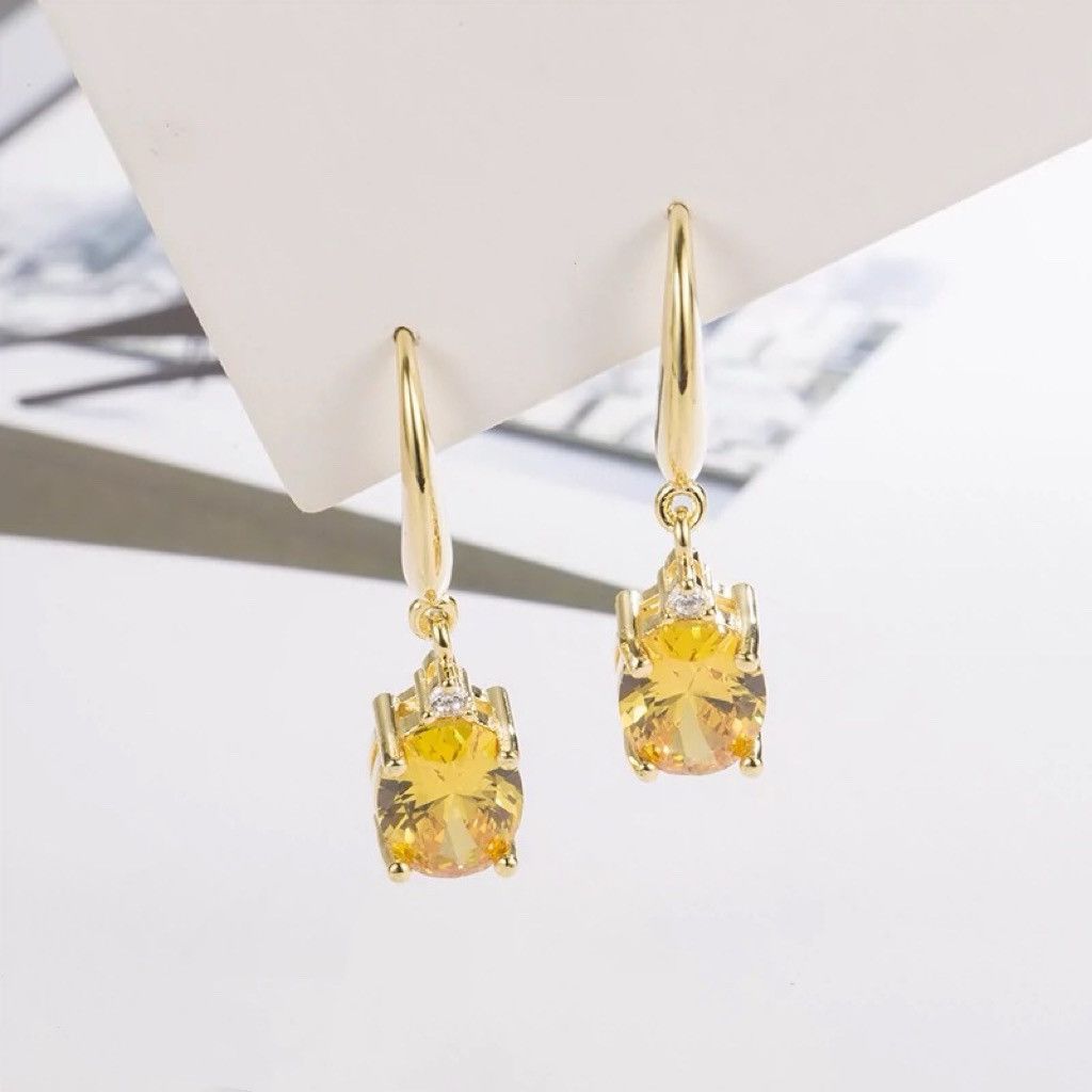 Other Elegant Crystal Dangle Drop Earrings for Women Size ONE SIZE - 4 Thumbnail