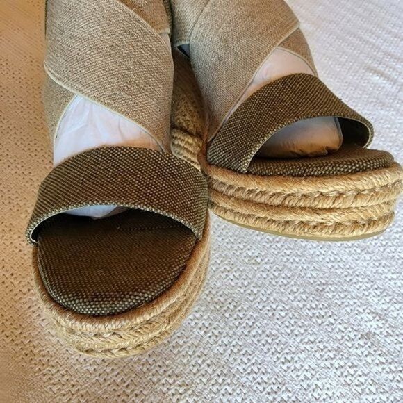 Lauren Ralph Lauren Lauren Ralph Lauren Erica Sz. 9 Olive/Flax Espandrille 5" He Size US 9 / IT 39 - 6 Thumbnail