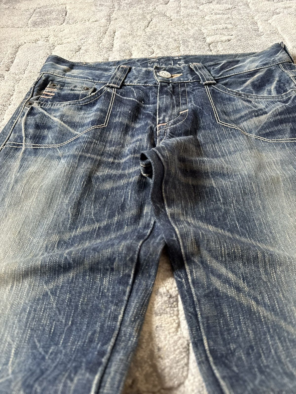 Edwin Edwin 503 Blue Trip Medium Wash Flared Jeans Size US 29 - 9 Thumbnail