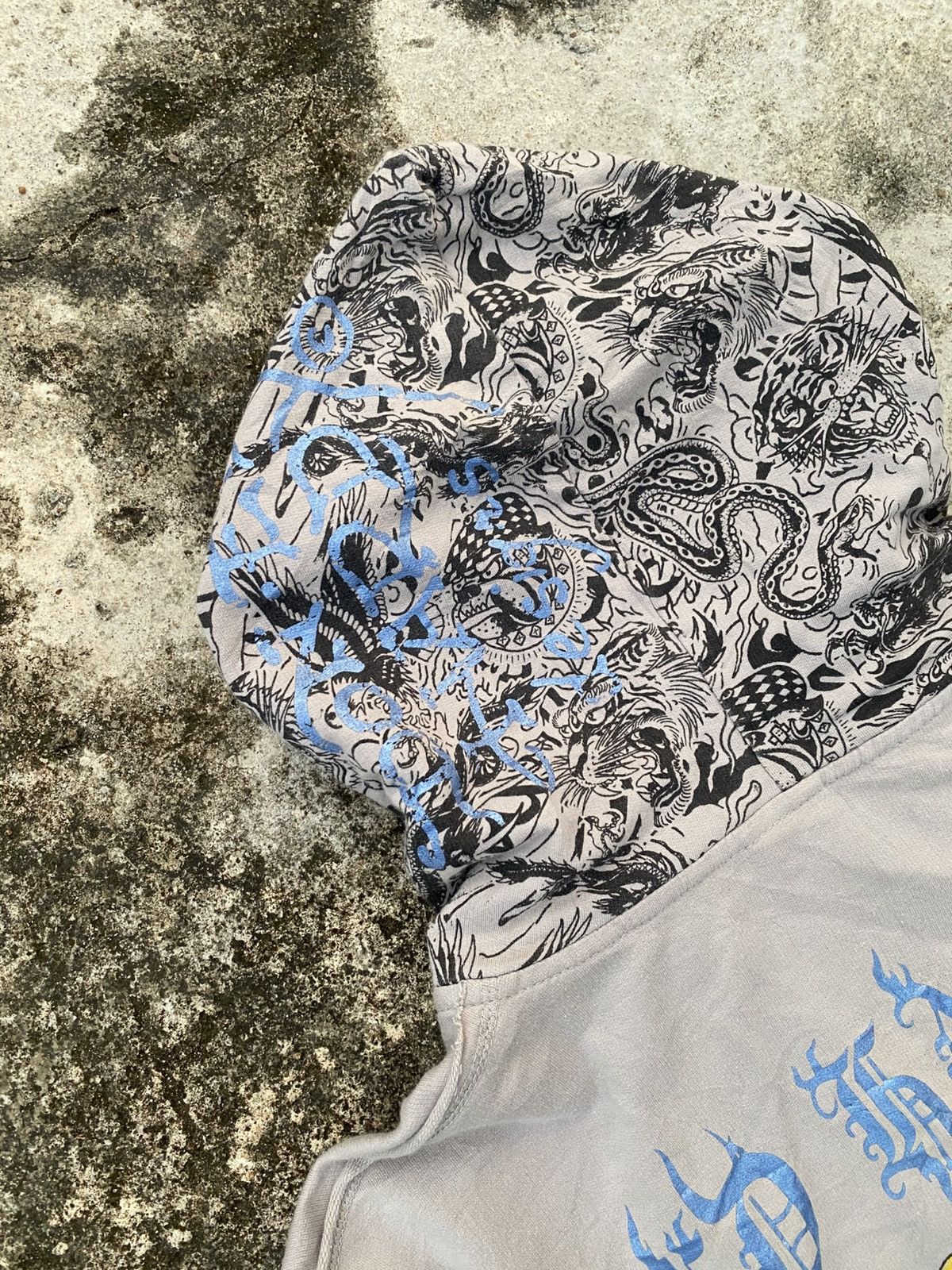 Ed Hardy Y2K Ed Hardy Cristian Audiger Lion Pirates Hoodie Size US M / EU 48-50 / 2 - 7 Thumbnail