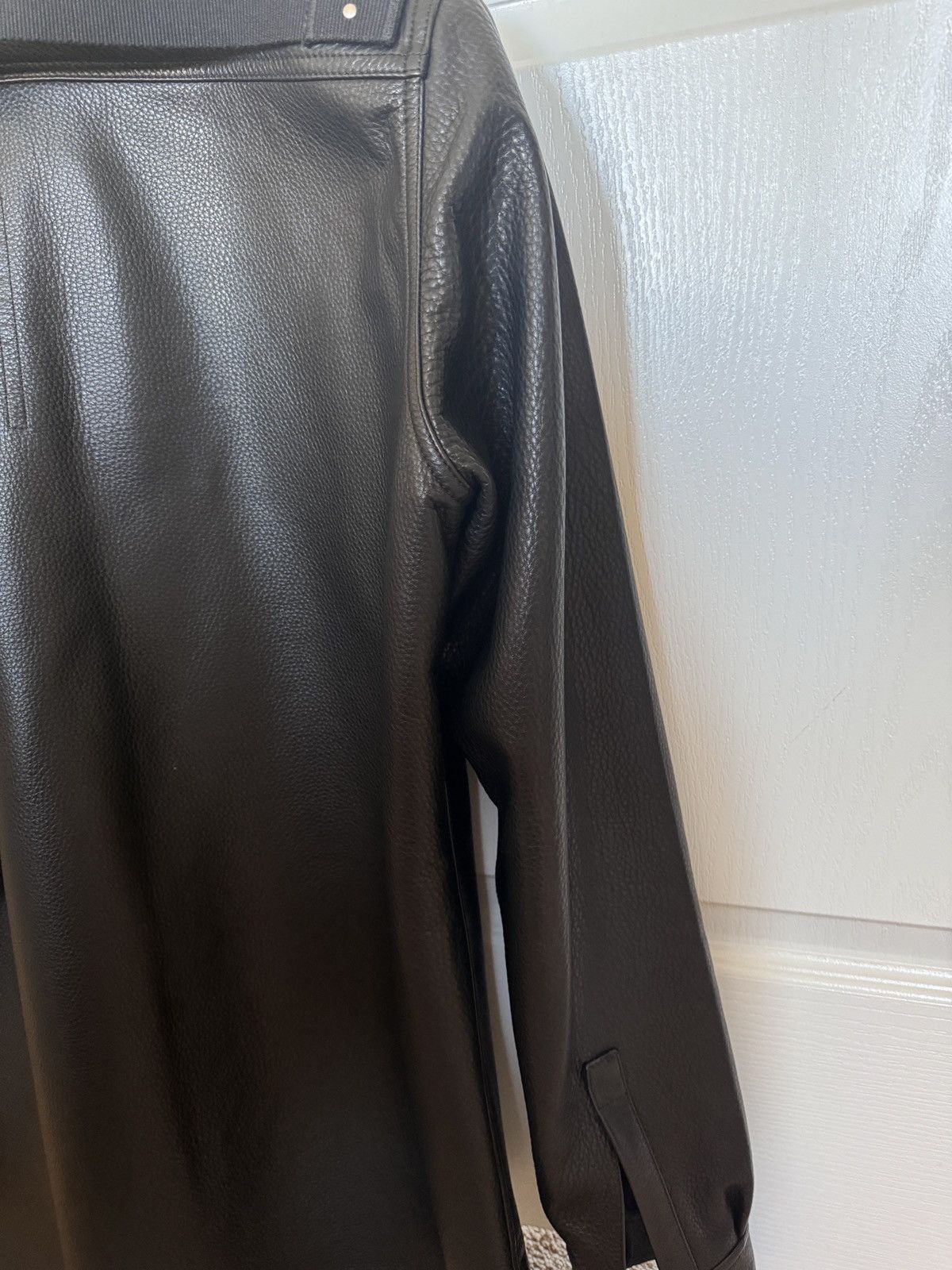 Rick Owens Rick Owens Leather Outer Jacket Size US S / EU 44-46 / 1 - 7 Thumbnail