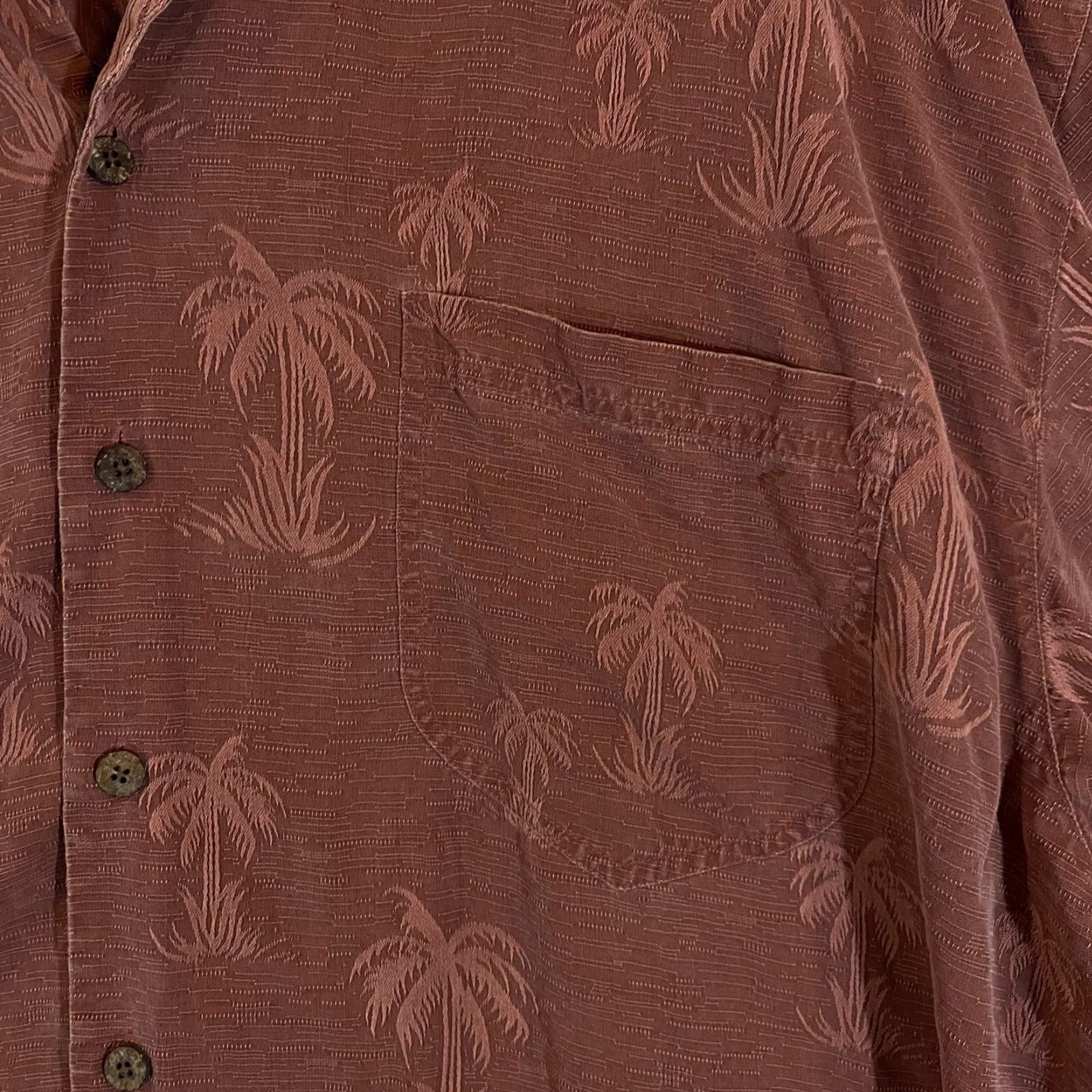 Tommy Bahama Tommy Bahama Shirt Mens 2XL Dark Red Floral Silk Relax S/S Button Up Size US XXL / EU 58 / 5 - 4 Thumbnail