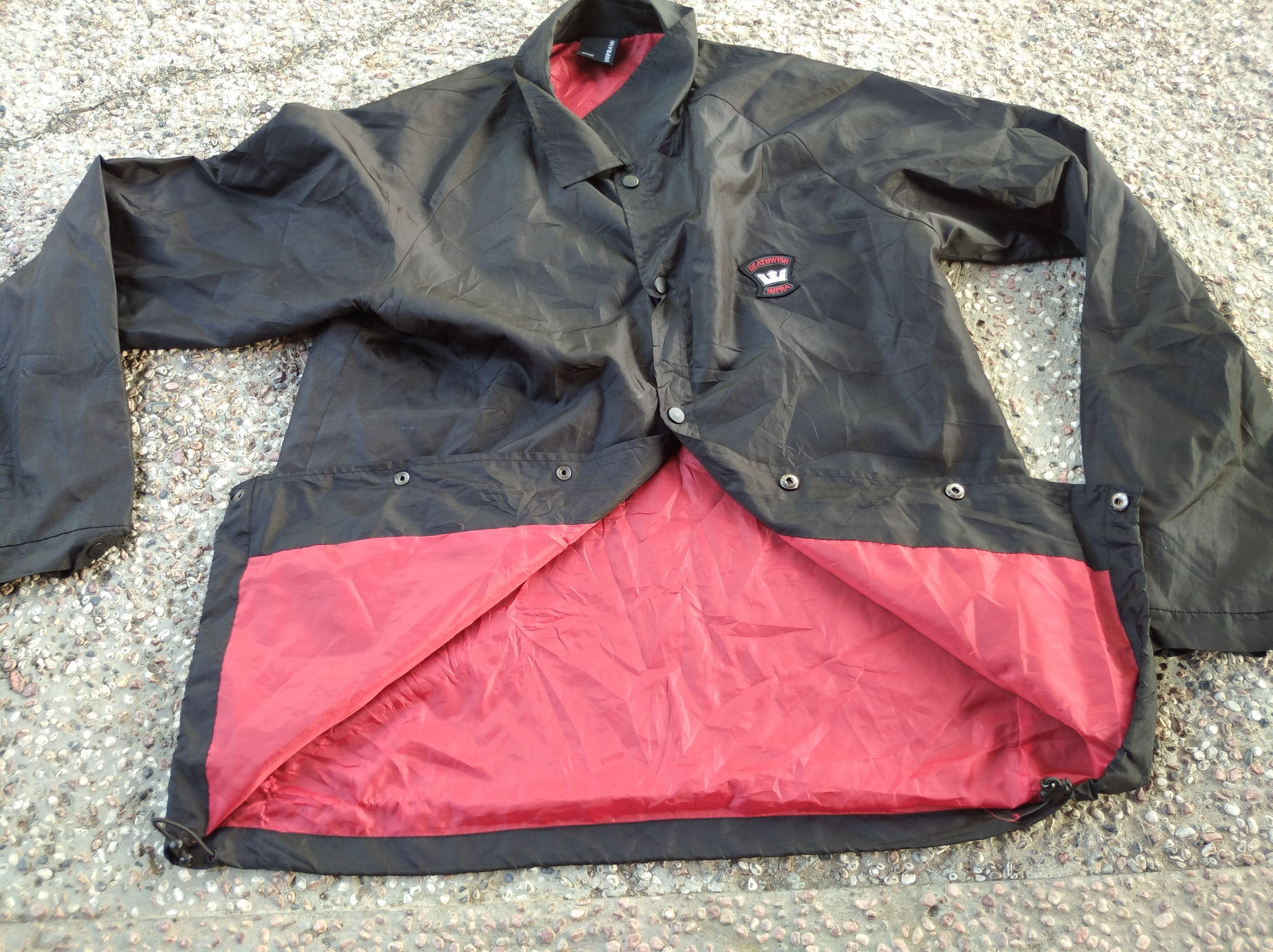 Japanese Brand × Supra Vintage supra X deathwish skateboard windbreaker jacket Size US M / EU 48-50 / 2 - 4 Thumbnail