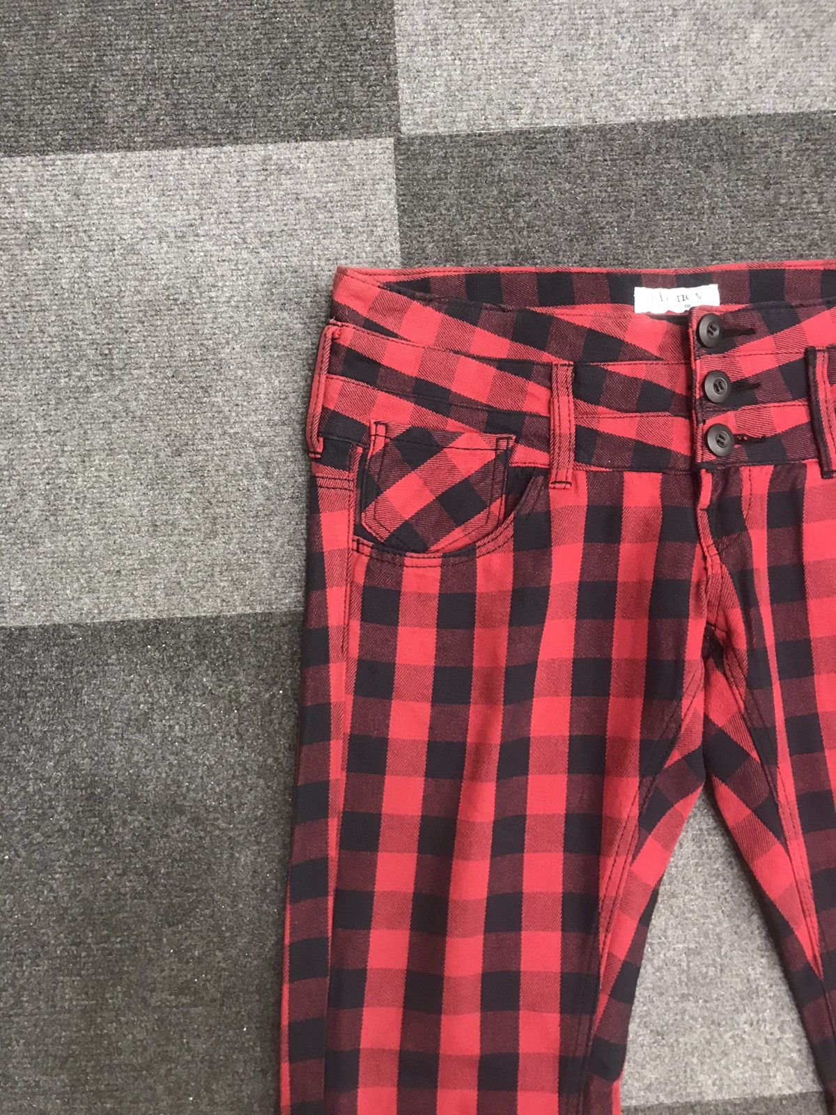 Japanese Brand J honey Plaid Slim Fit Pant Size 32" / US 10 / IT 46 - 3 Thumbnail