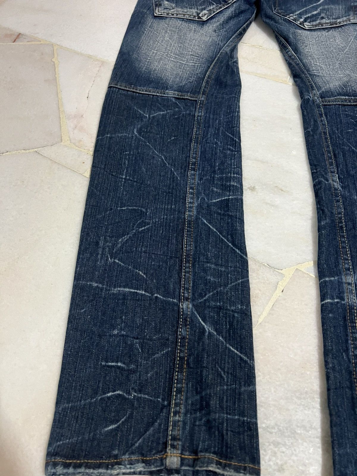 If Six Was Nine × Japanese Brand × Le Grande Bleu (L.G.B.) ✈️Double Waist✈️90’s Dominate Handcrafted Claw Jean Size US 29 - 13 Thumbnail