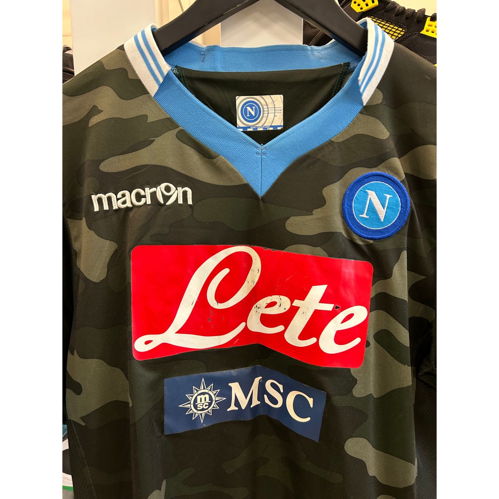 Nike SSC Napoli 2013/14 away football shirt camo flight M Medium Size US M / EU 48-50 / 2 - 4 Thumbnail