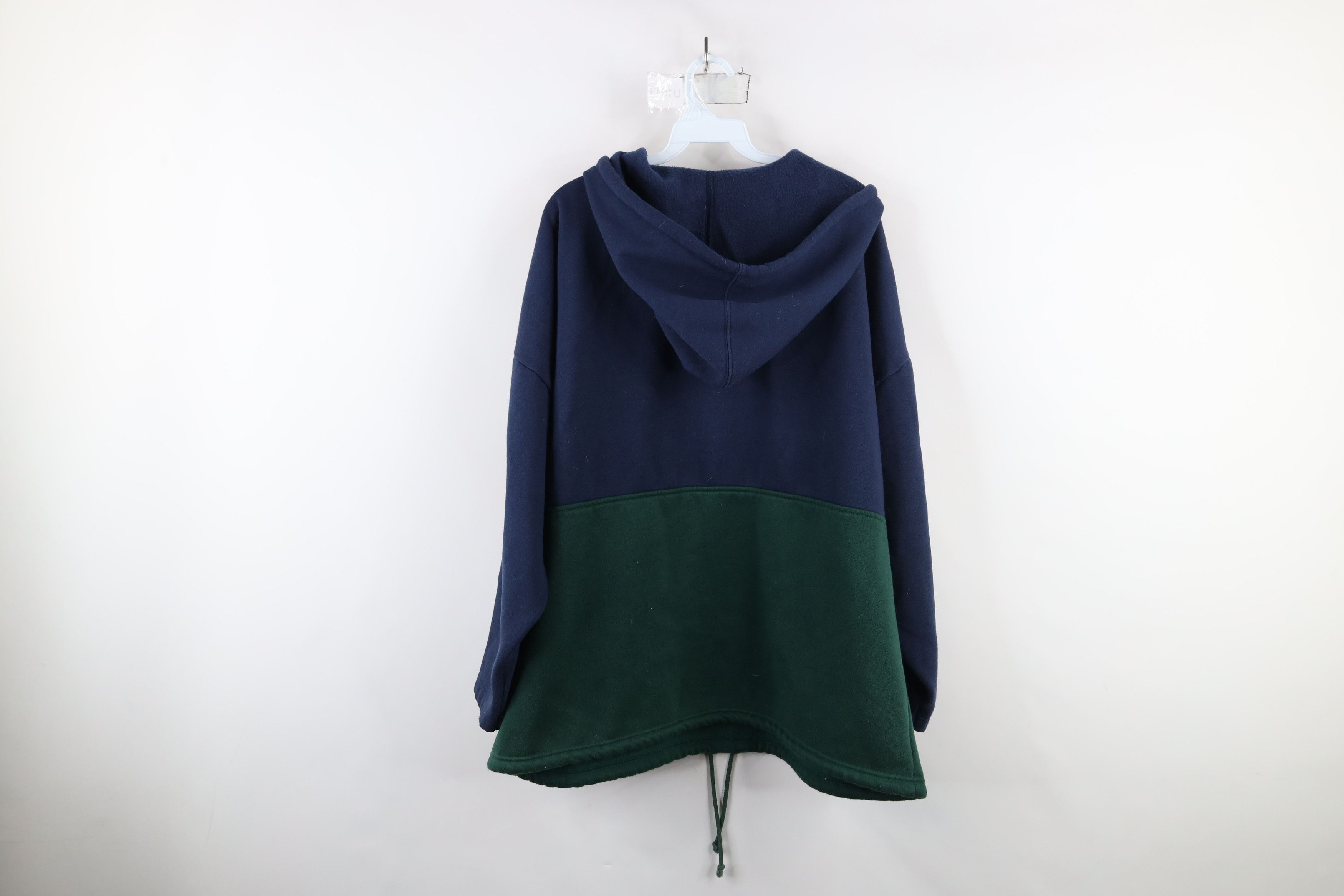 Vintage Vintage 90s Streetwear Fit Paris Half Zip Hoodie Sweatshirt Size L / US 10 / IT 46 - 12 Thumbnail
