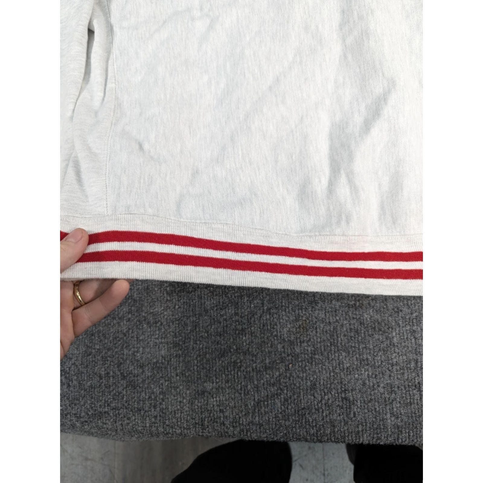Champion VINTAGE Champion Sweatshirt Men 2XL Grey/Red MIT College Massachusetts Reverse Weave Heavy Graphic Spell-out Size US XXL / EU 58 / 5 - 2 Thumbnail