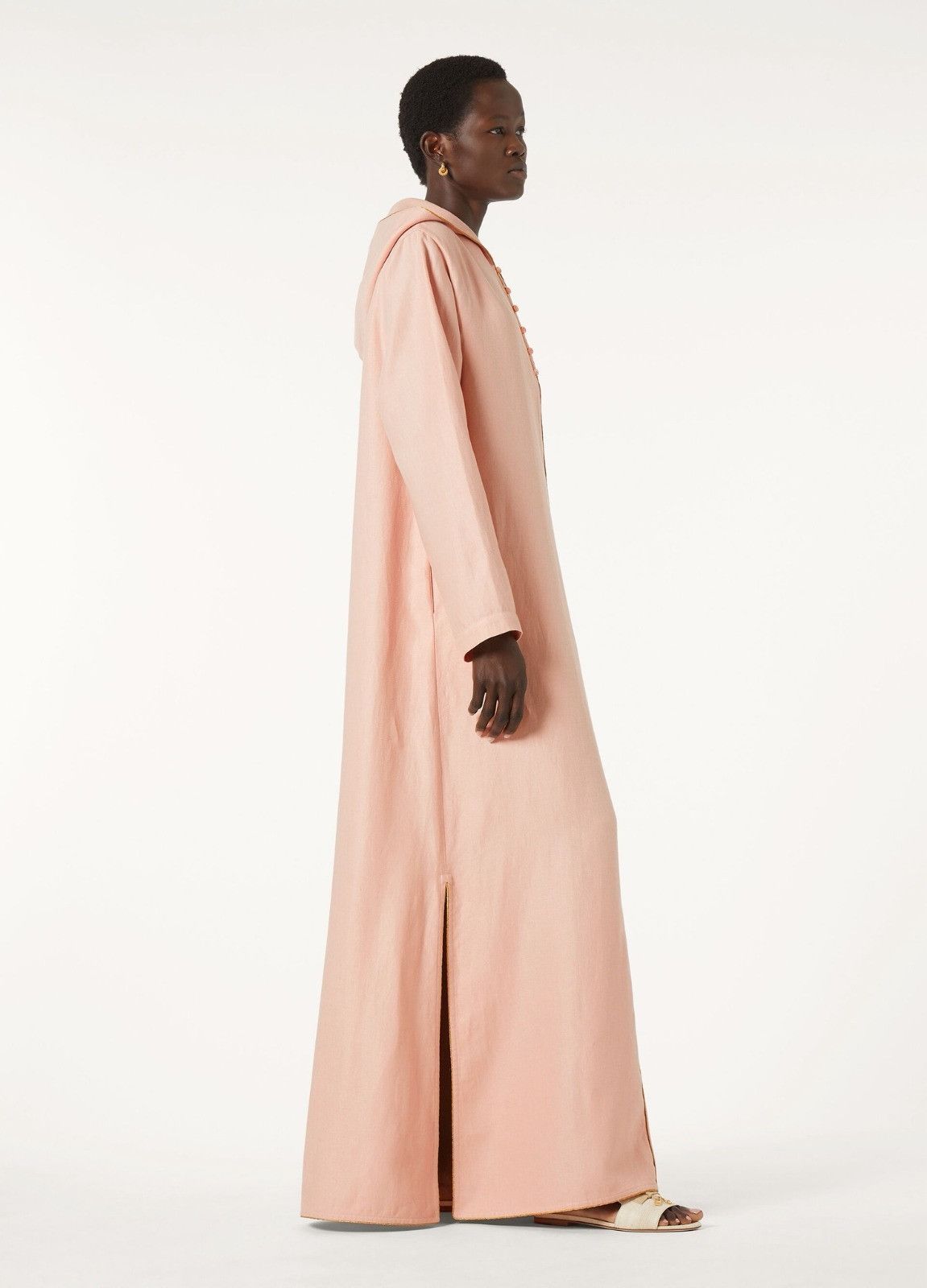 Loro Piana o1srvl11e0526 FAP0018 Cleo Maxi Dress in Pink Size S / US 4 / IT 40 - 7 Thumbnail