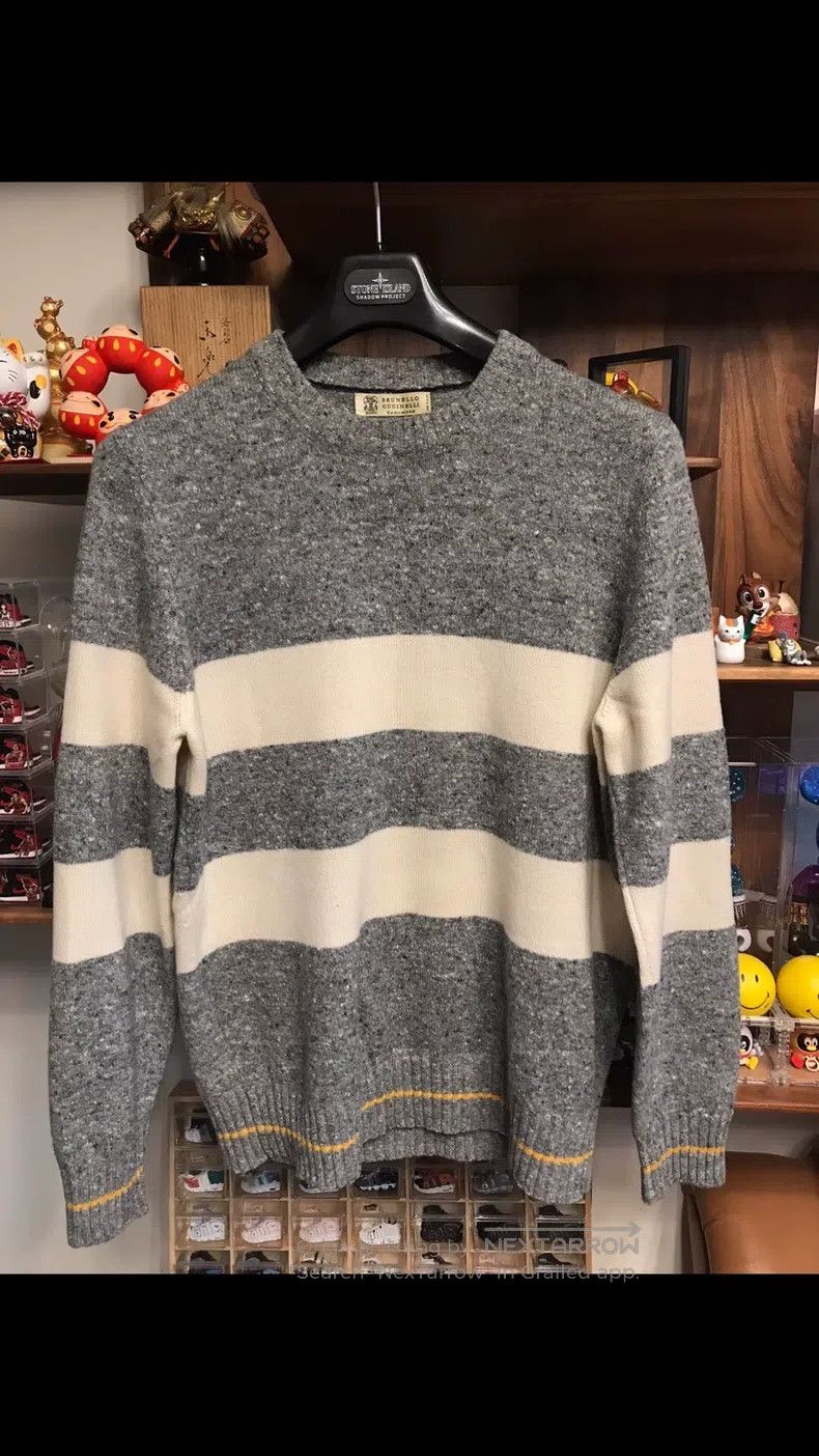 Brunello Cucinelli Brunello Cucinelli Cashmere Sweater, Cashmere and Wool Mat Size US M / EU 48-50 / 2 - 1 Thumbnail