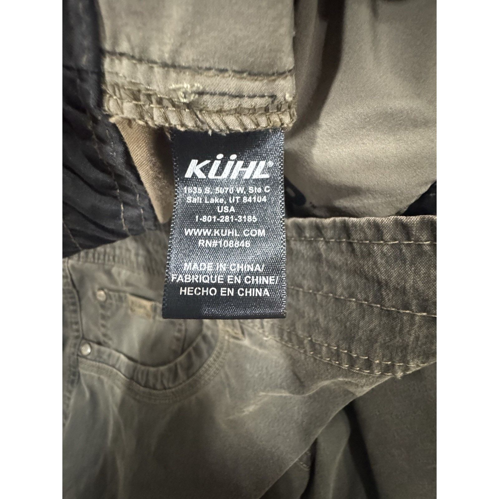 Kuhl KUHL Revolvr Pants Men 38x30 Vintage Patina Dye Gray Green Size US 38 / EU 54 - 8 Thumbnail