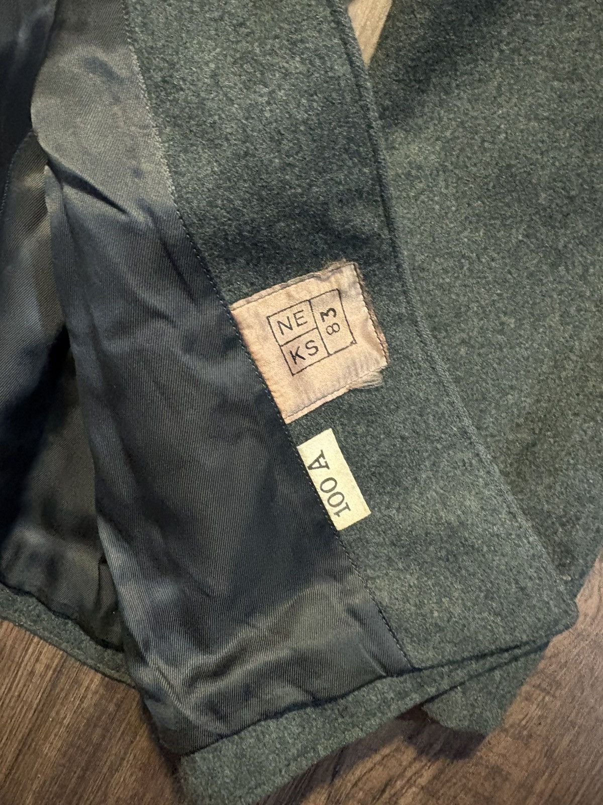 Vintage 🔥Vintage Men Swiss Army Wool Jacket Uniform Military Grey🔥 Size US M / EU 48-50 / 2 - 3 Thumbnail