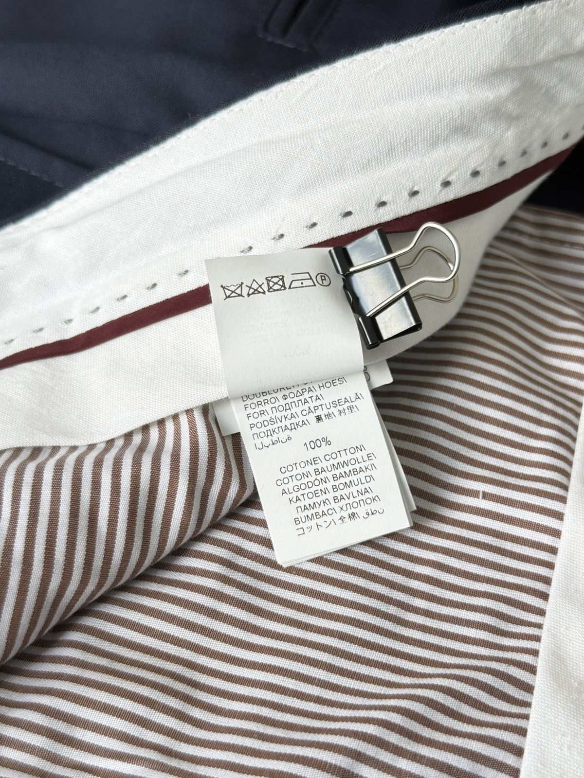 Brunello Cucinelli Brunello Cucinelli Wool Pleated Trousers Traditional Fit Size US 32 / EU 48 - 14 Thumbnail