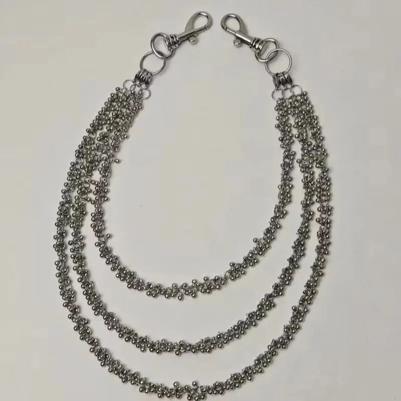 Jewelry Bead Flower Three Tier Silvery Pants Chain Size ONE SIZE - 1 Thumbnail