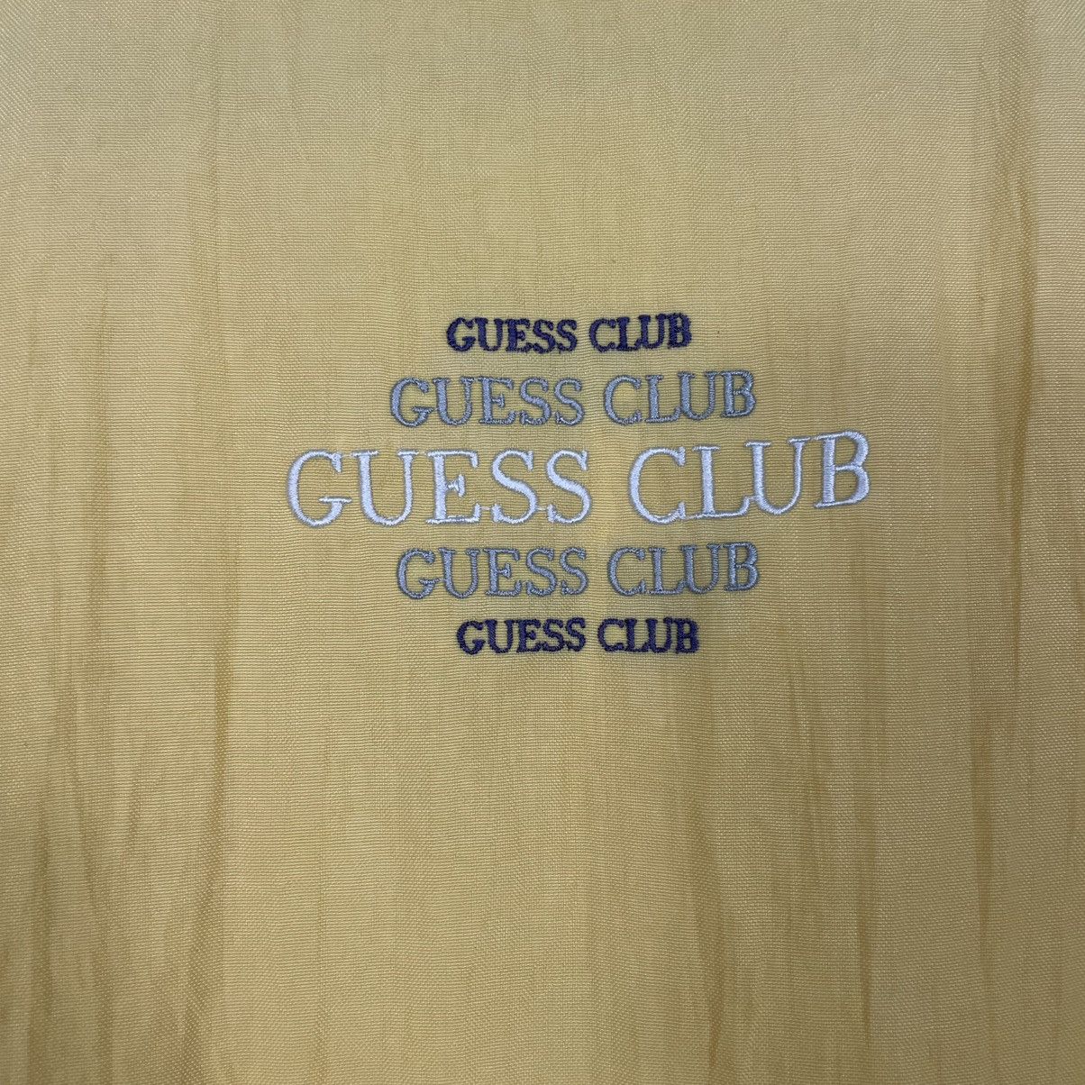 Guess Guess Club Sports Yellow Jacket Size US L / EU 52-54 / 3 - 14 Thumbnail