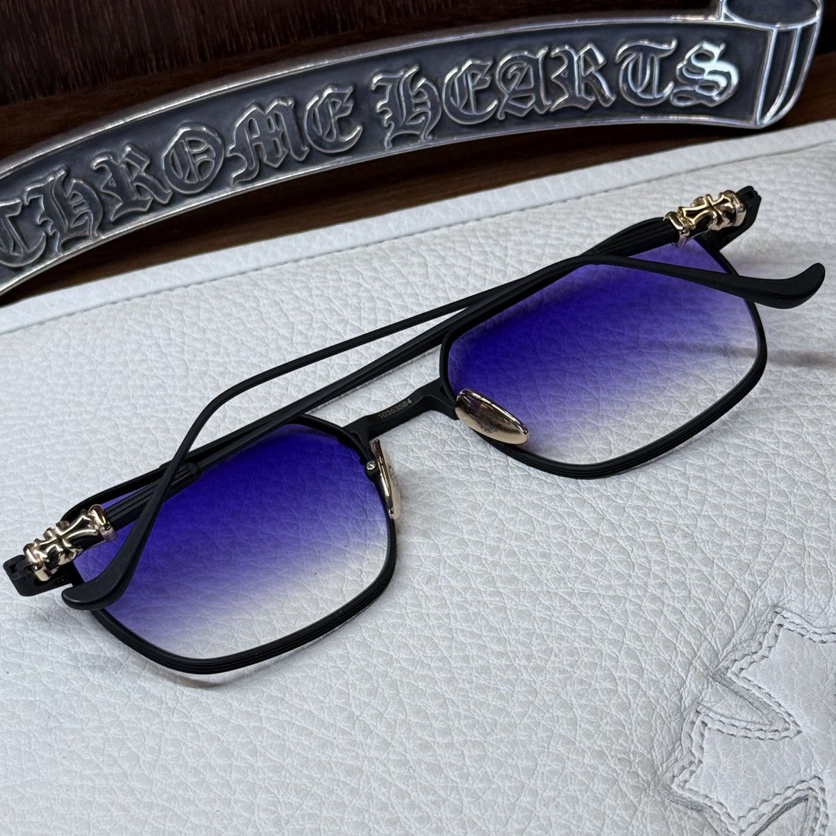 Chrome Hearts Chrome Hearts MAGNUM II 1/1 Lüx Lilac Sunglasses Size ONE SIZE - 3 Thumbnail