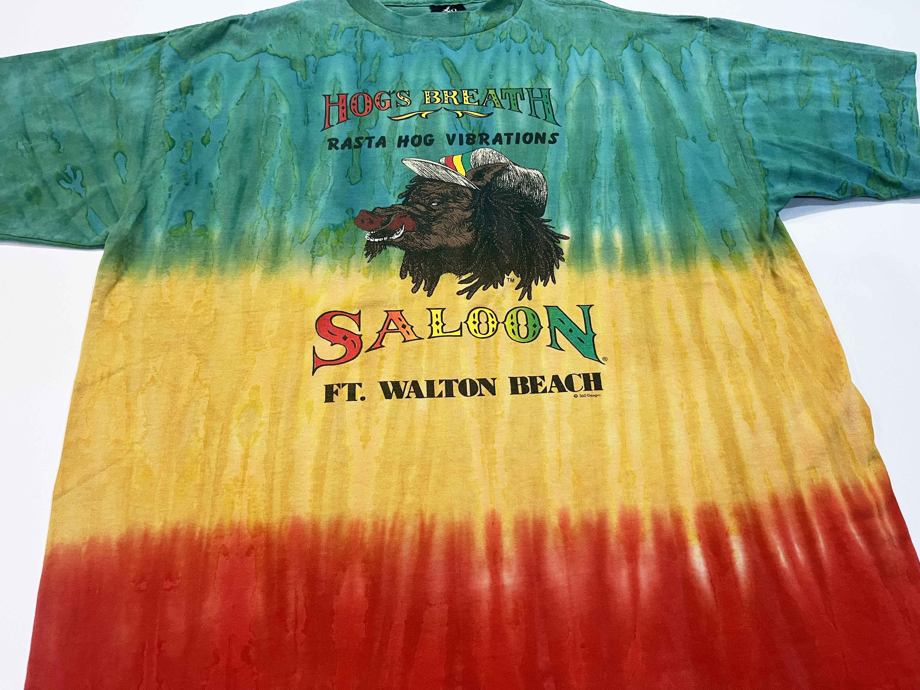 Vintage Vintage Hog's Breath Saloon Key West All Over Print T-Shirt Size US XL / EU 56 / 4 - 7 Thumbnail
