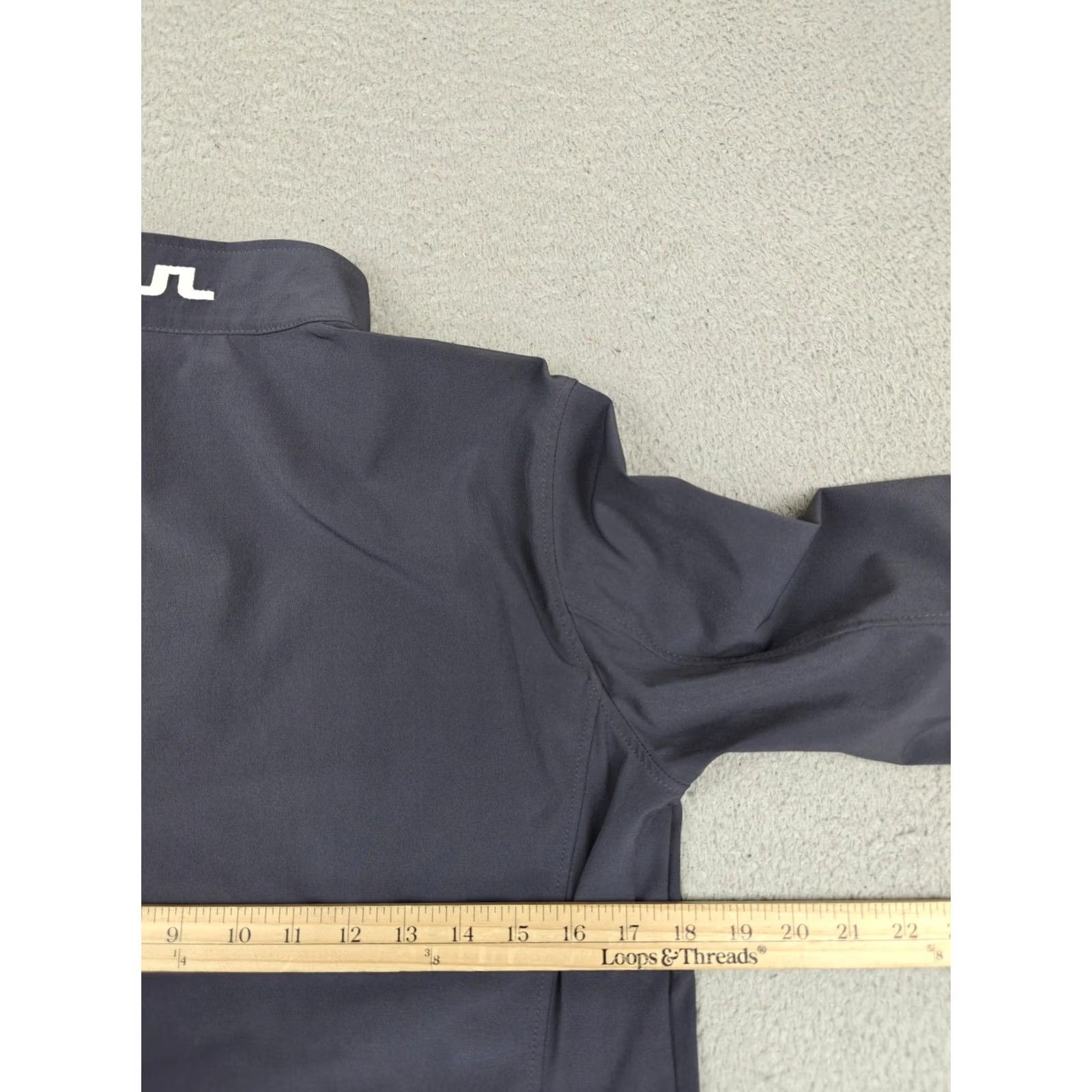 J.Lindeberg J.Lindeberg Jacket Womens Large Gray Soft Shell Full Zip Stretch Golf Athletic Size L / US 10 / IT 46 - 7 Thumbnail