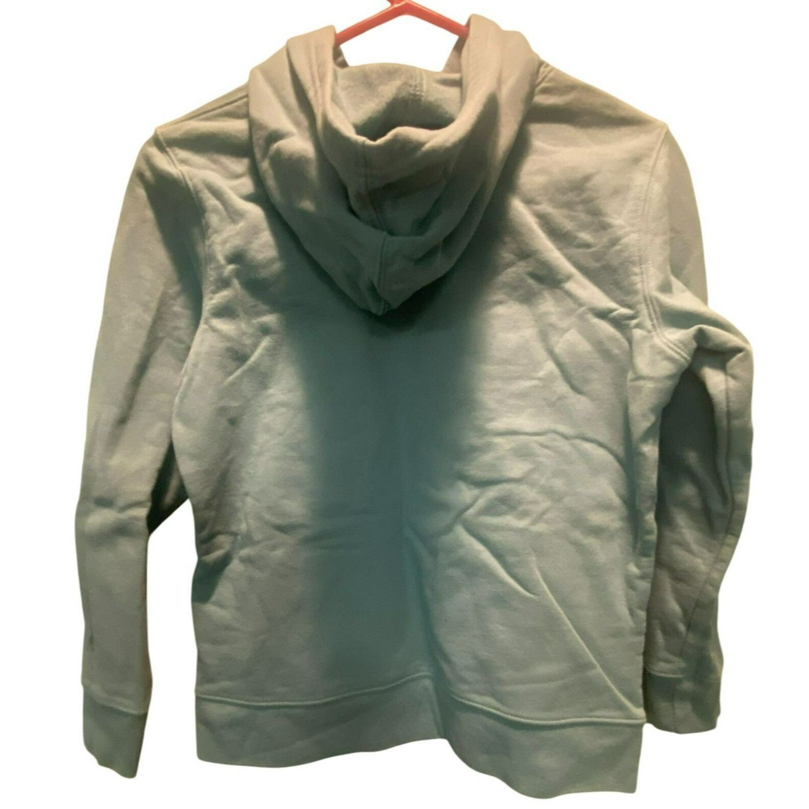 Gap GAP Womens Size Small Mint Green Pullover Hoodie With Embroi Size S / US 4 / IT 40 - 4 Thumbnail