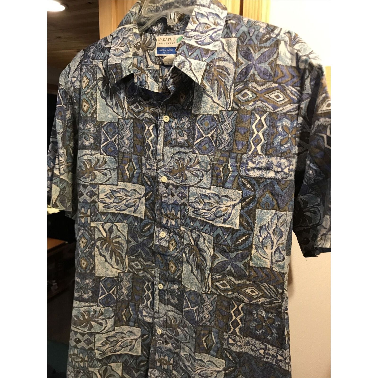 Other Makapuu Sportswear Men’s L Blue Cotton Blend Hawaiian Shirt Size US L / EU 52-54 / 3 - 2 Thumbnail