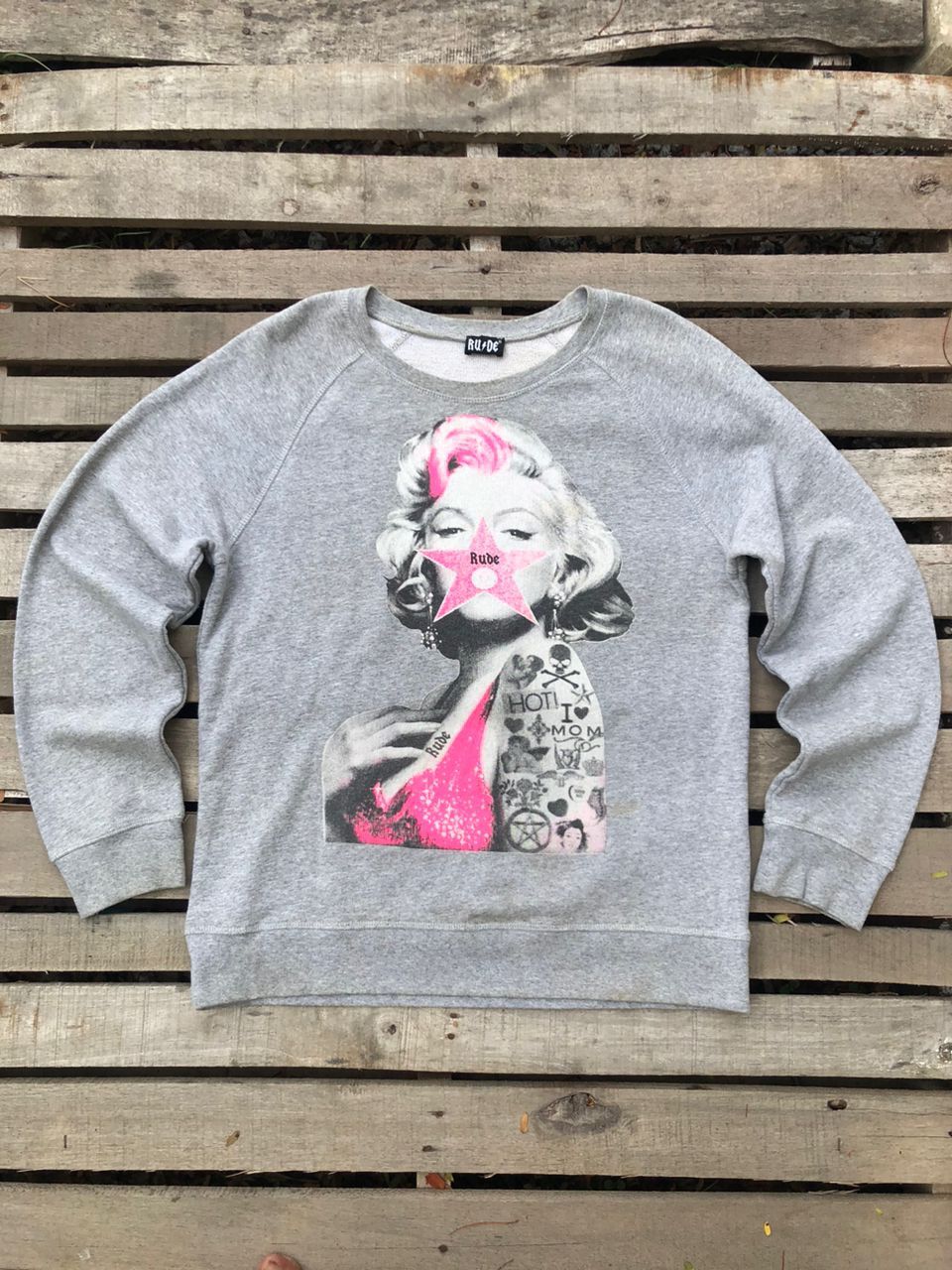 Rude RUDE "Marilyn Monroe" Sweatshirt Made In Italy Size US M / EU 48-50 / 2 - 1 Thumbnail