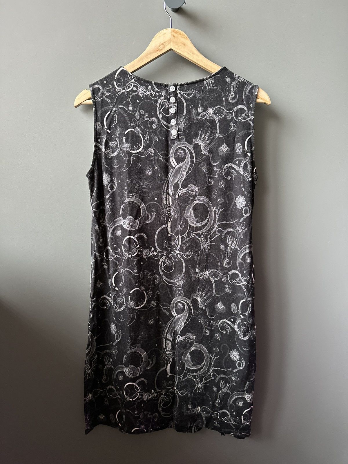 Other Aventures des Toiles Black Abstract Sleeveless Dress Size 40 Size S / US 4 / IT 40 - 4 Thumbnail