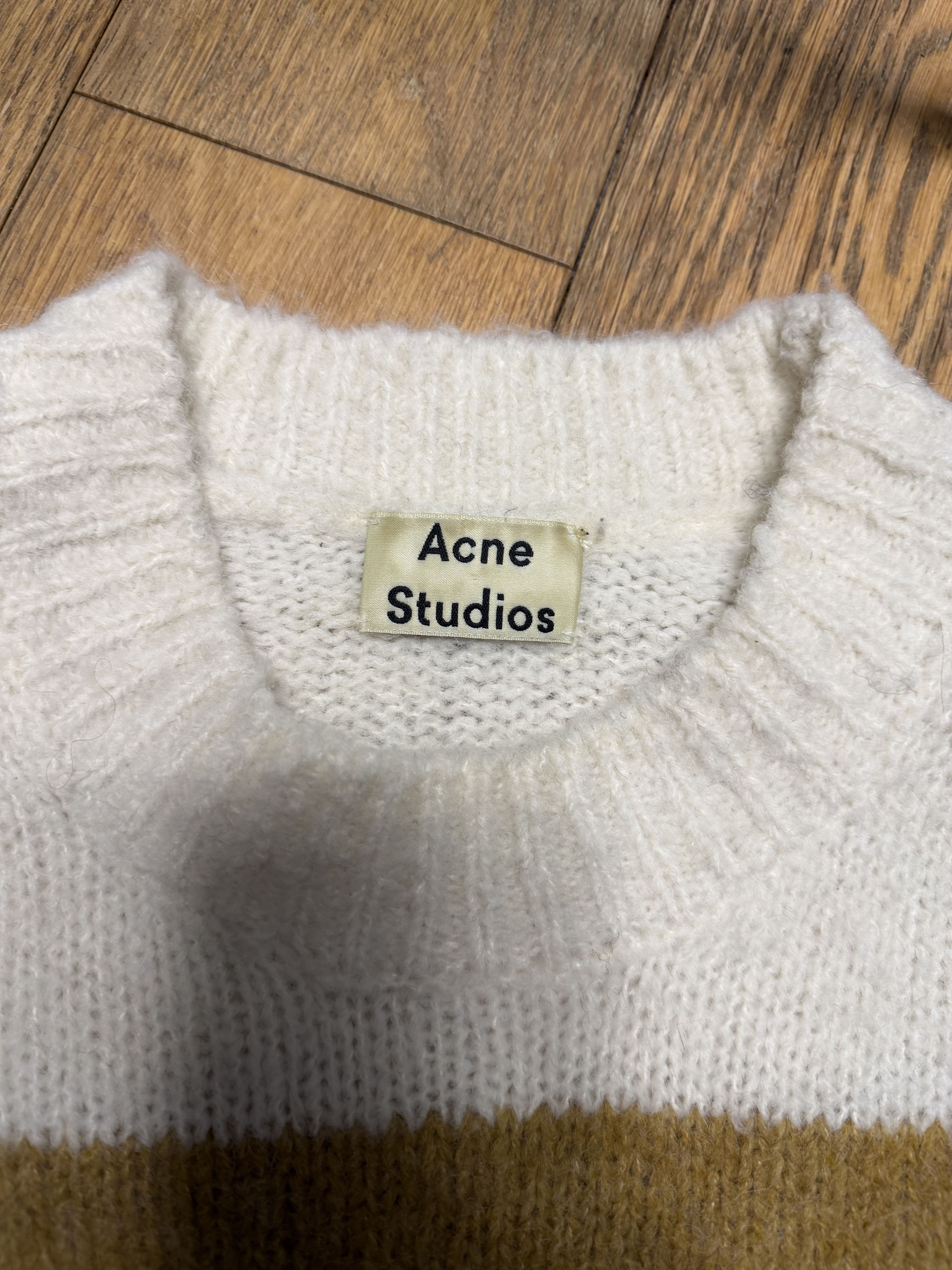 Acne Studios Acne Studios striped alpaca knit sweater Size US M / EU 48-50 / 2 - 3 Thumbnail