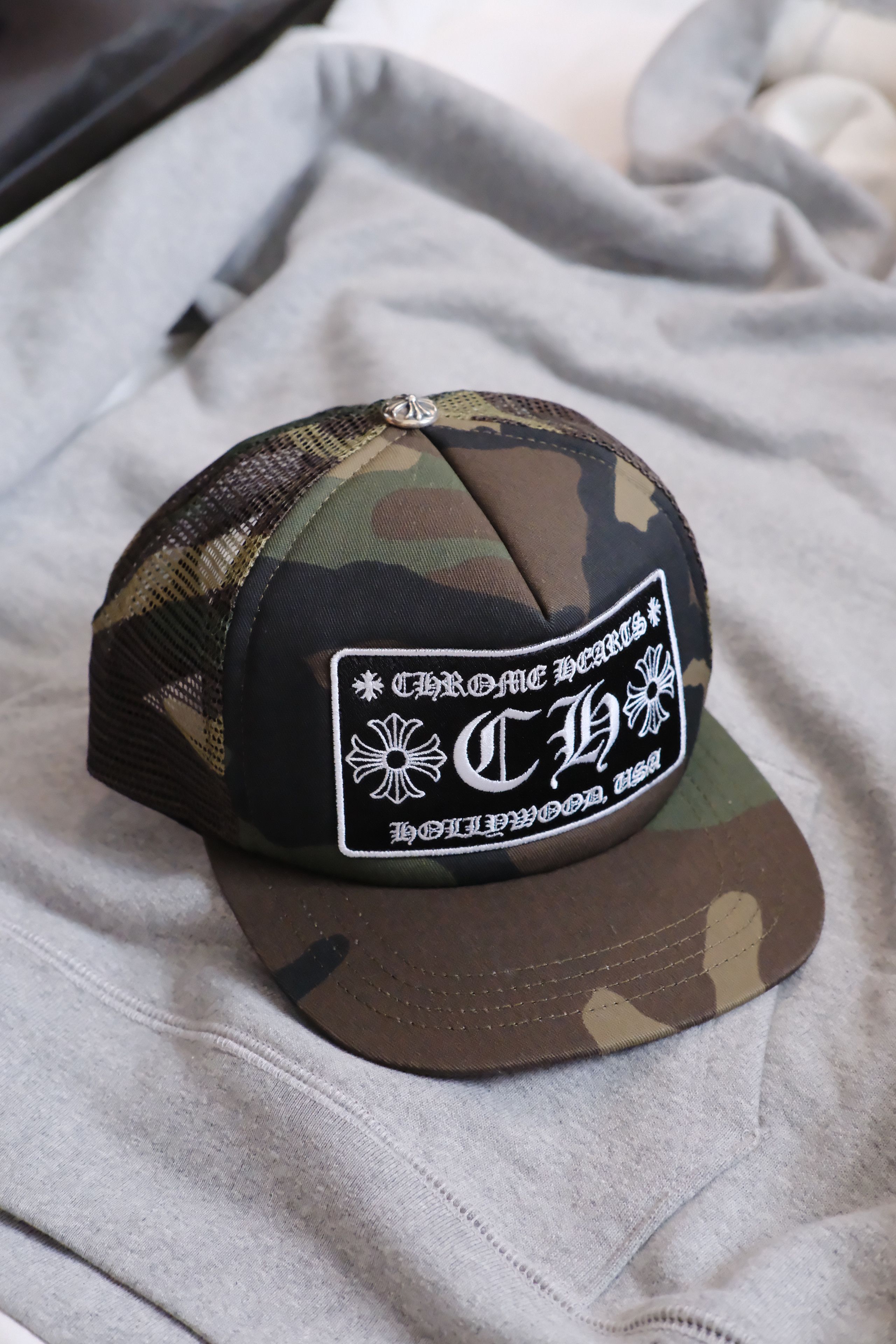 Chrome Hearts CH Camo trucker Size 46 - 1 Thumbnail
