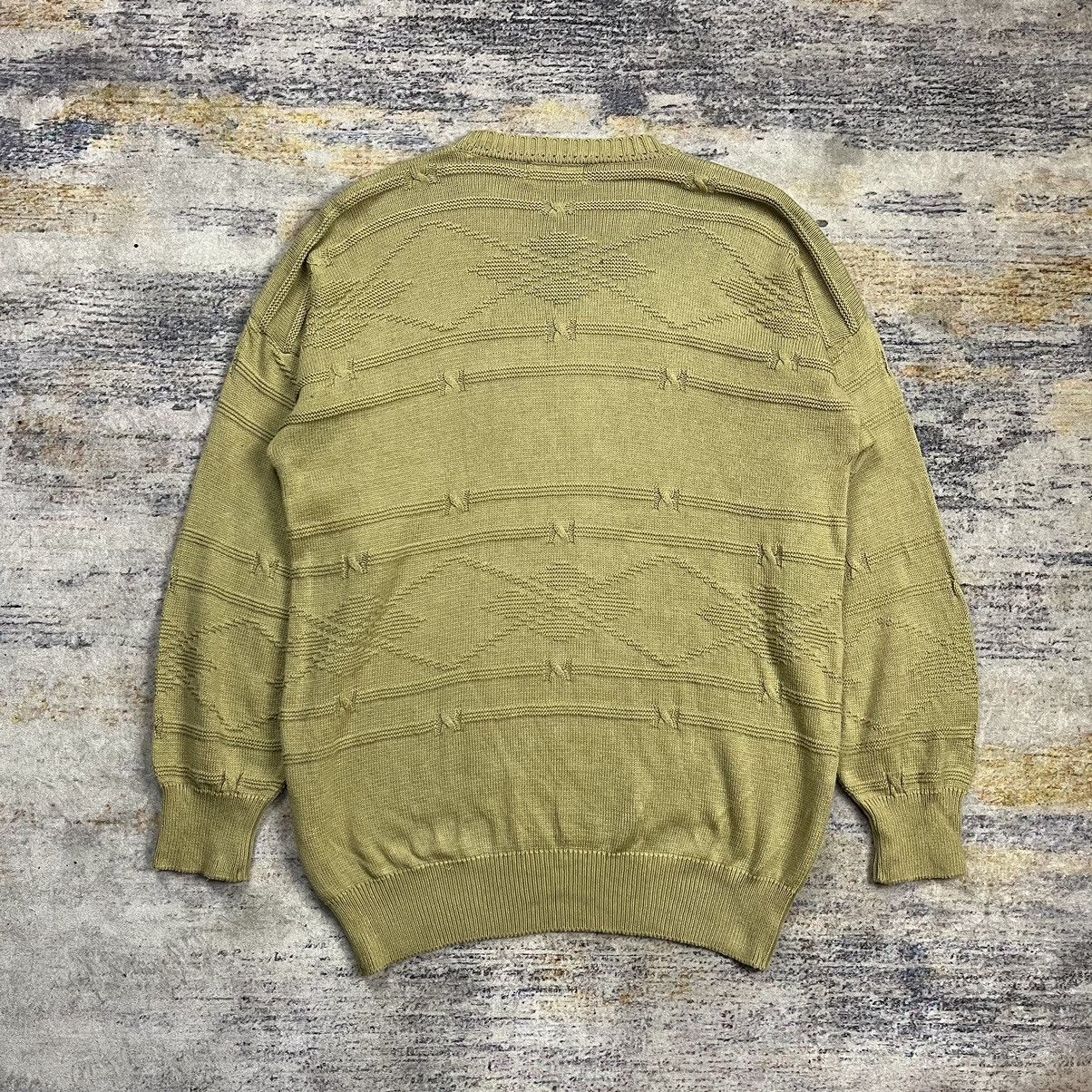 Burberry × Vintage Vintage 90s Burberrys big logo embroidery knit sweater Size US M / EU 48-50 / 2 - 3 Thumbnail