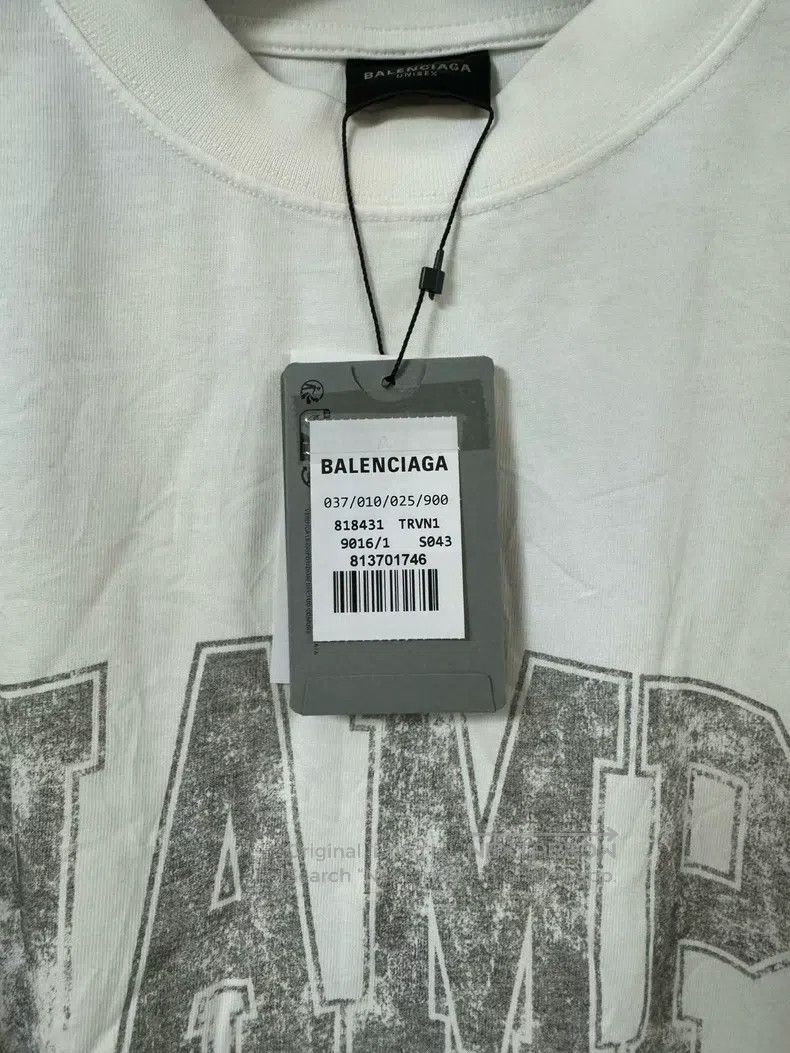 Balenciaga Balenciaga Letter Pattern Printed Casual Short Sleeve Size US S / EU 44-46 / 1 - 5 Thumbnail